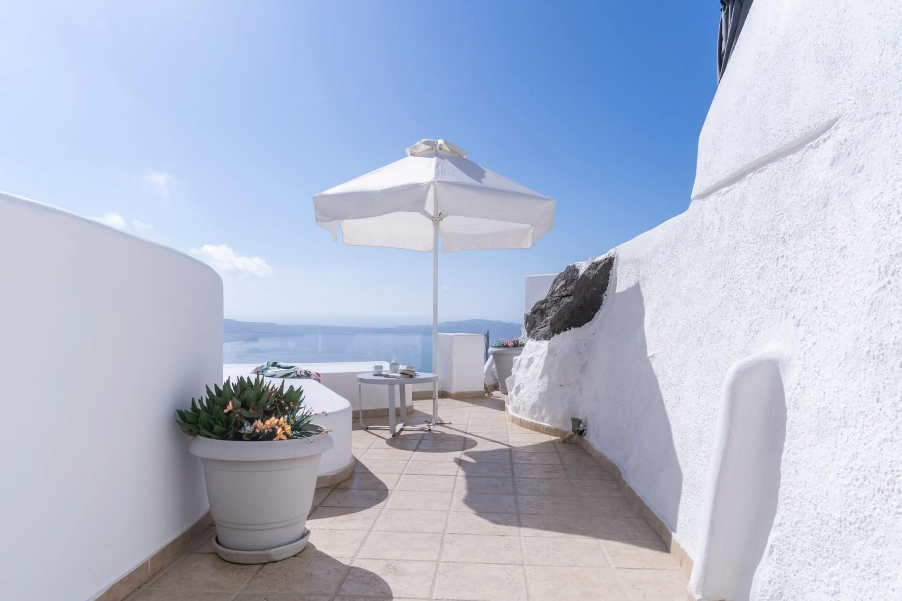 Patio in Nefeli Homes - Adults Only