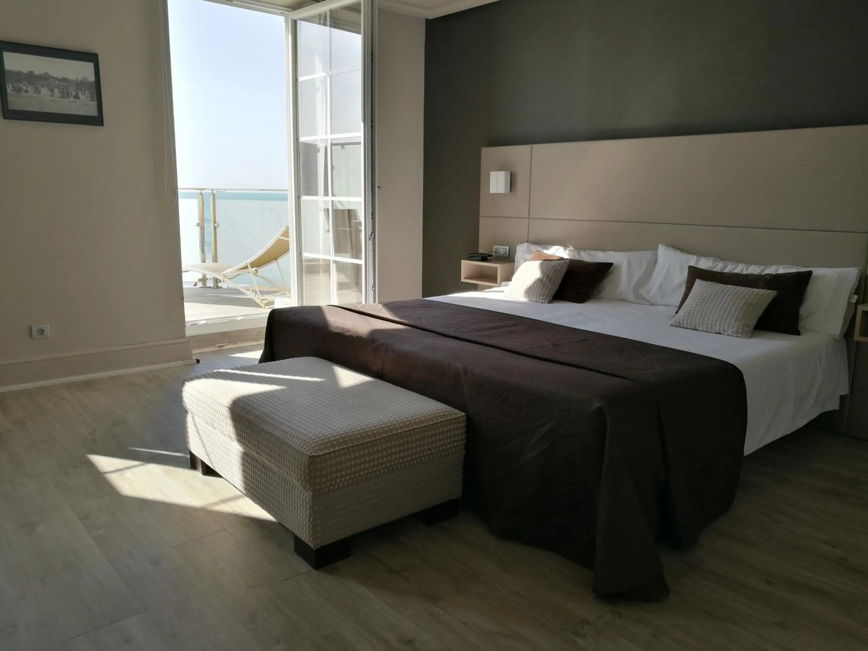 Decorative detail, Bed in Hotel Igeretxe