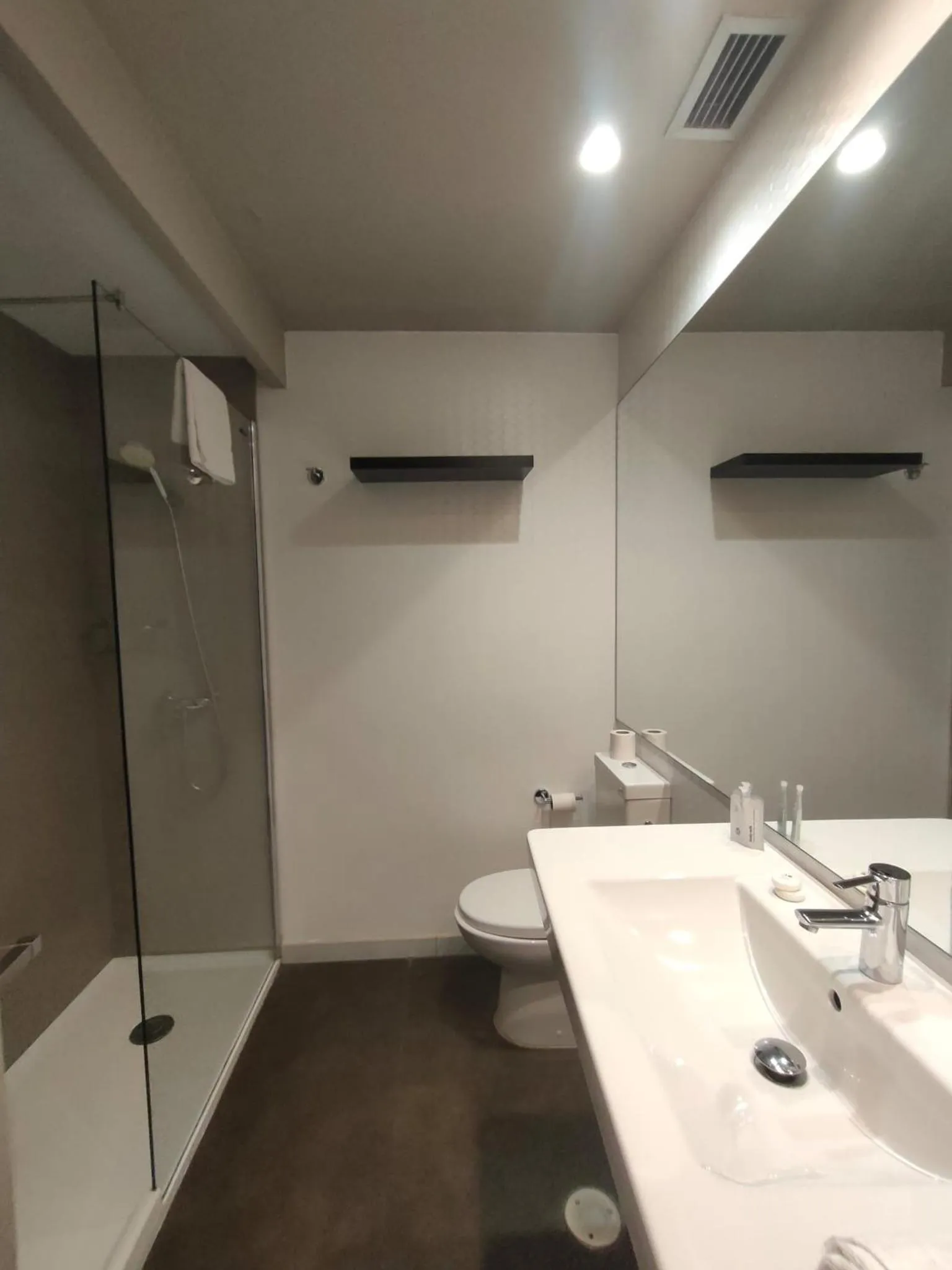 Shower in Hotel Igeretxe