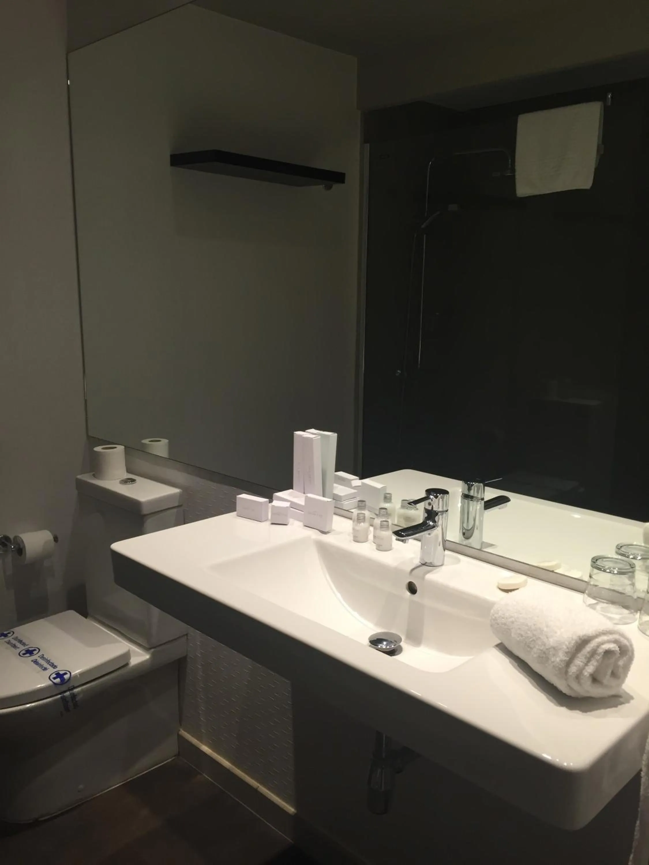 Shower in Hotel Igeretxe