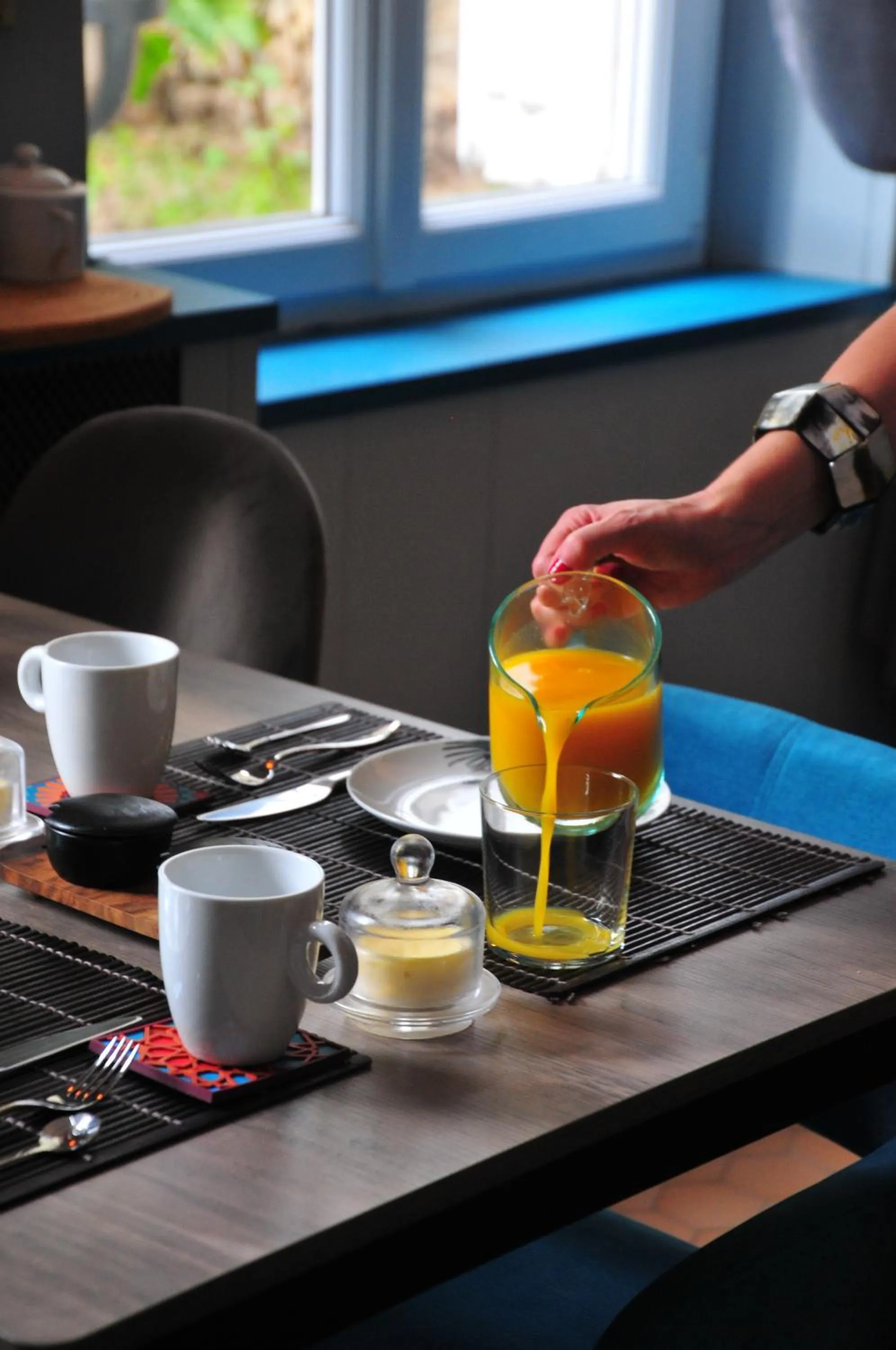 Breakfast in Chambres d'hôtes & Spa Les Perce Neige