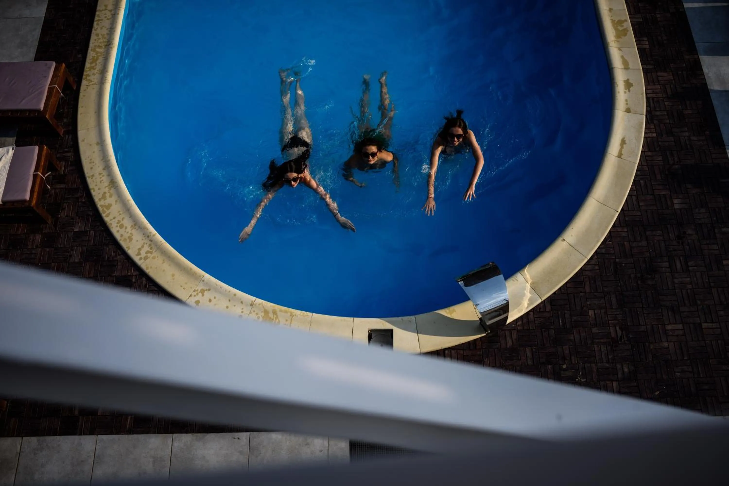 Swimming pool in Bacolux Afrodita, Herculane