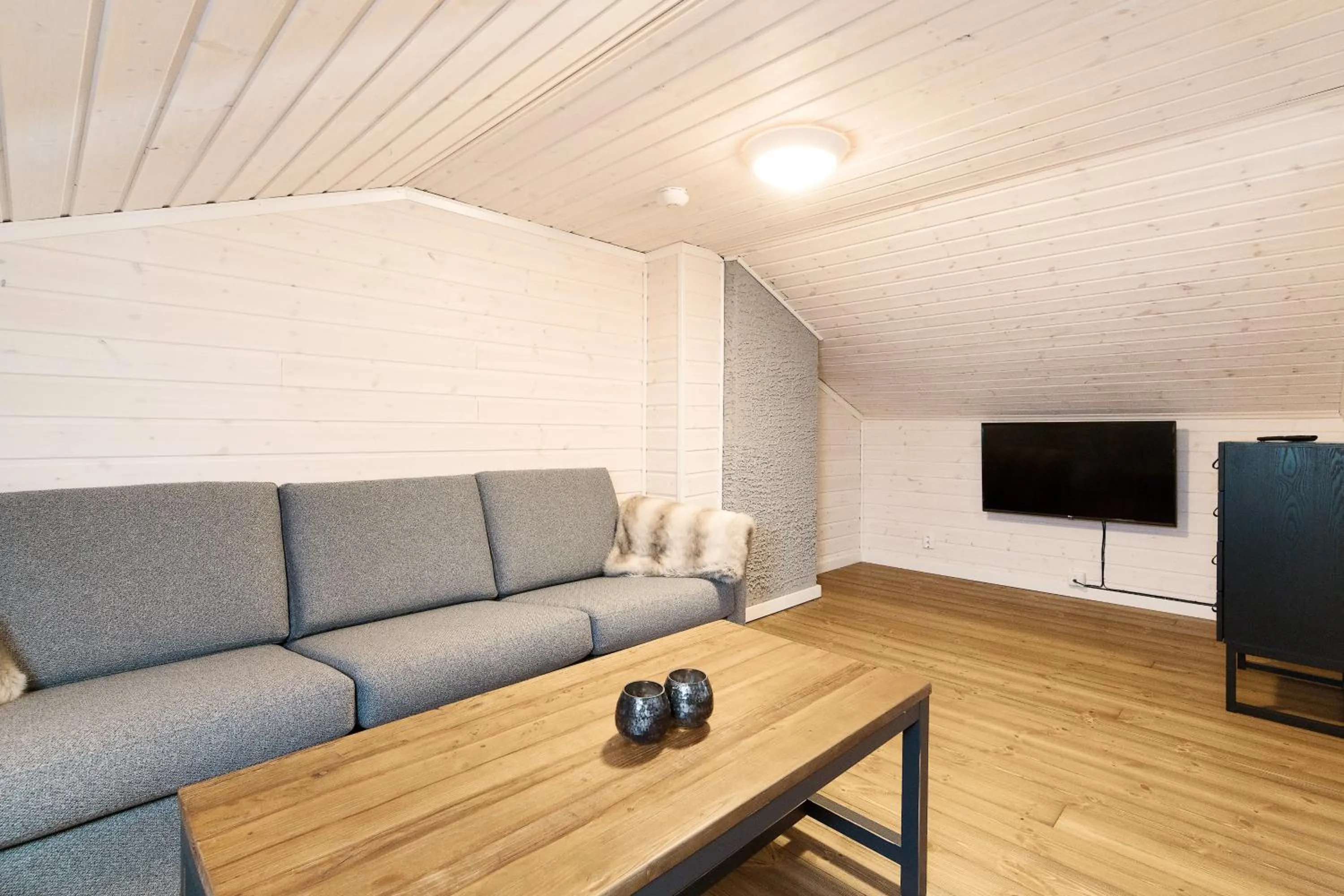 Living room in Blefjell Lodge