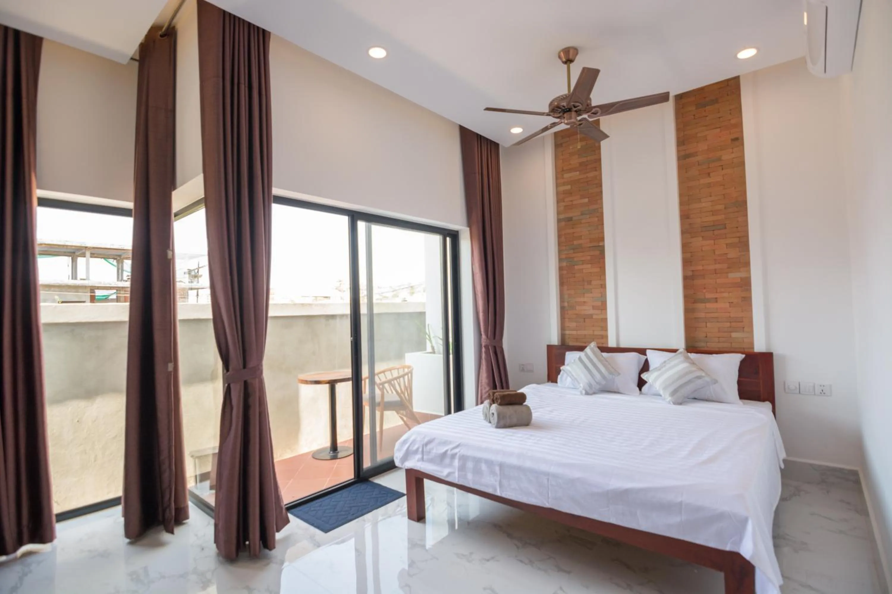 Bedroom, Bed in Siemreap City Residence