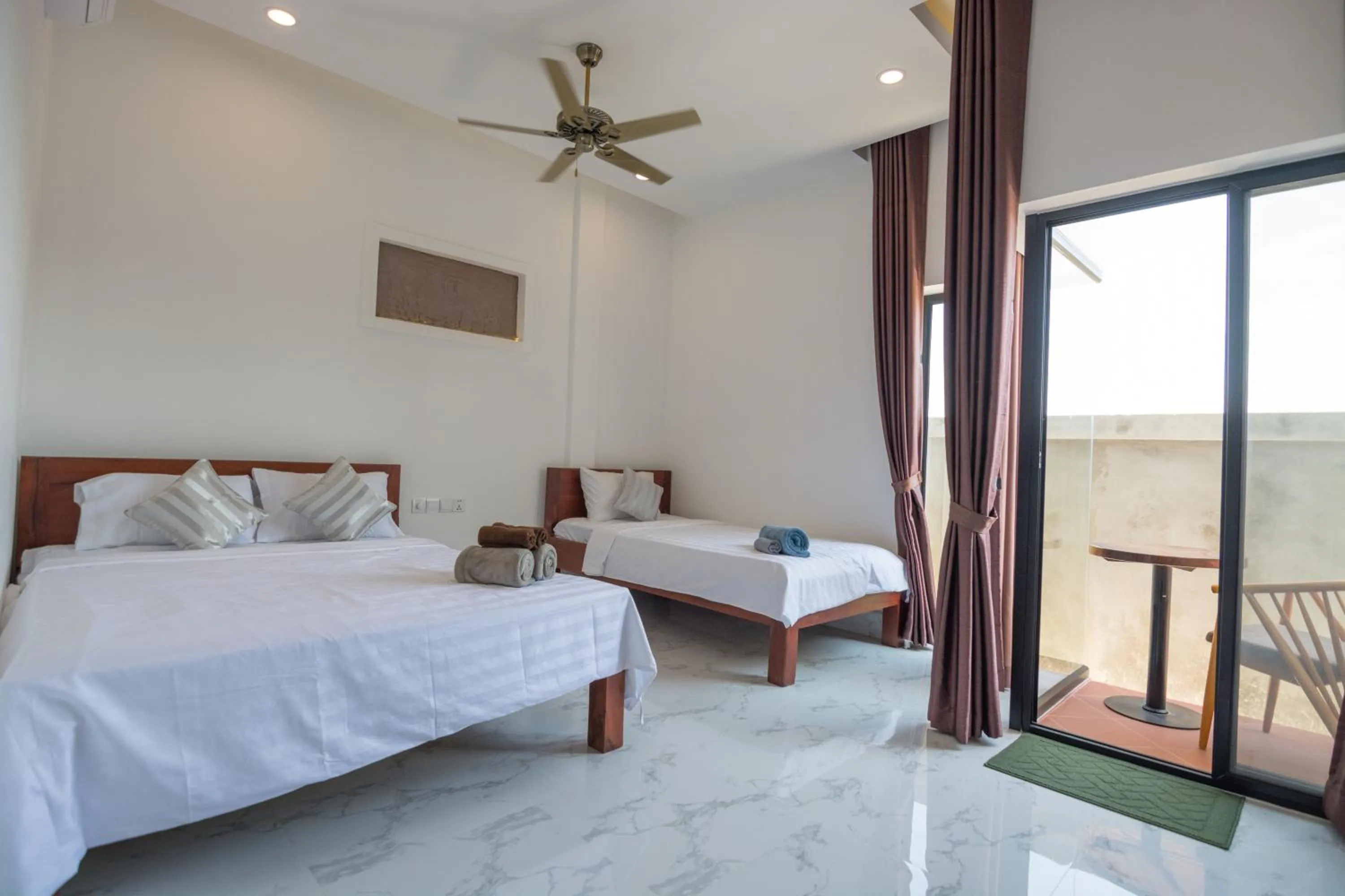 Bed in Siemreap City Residence
