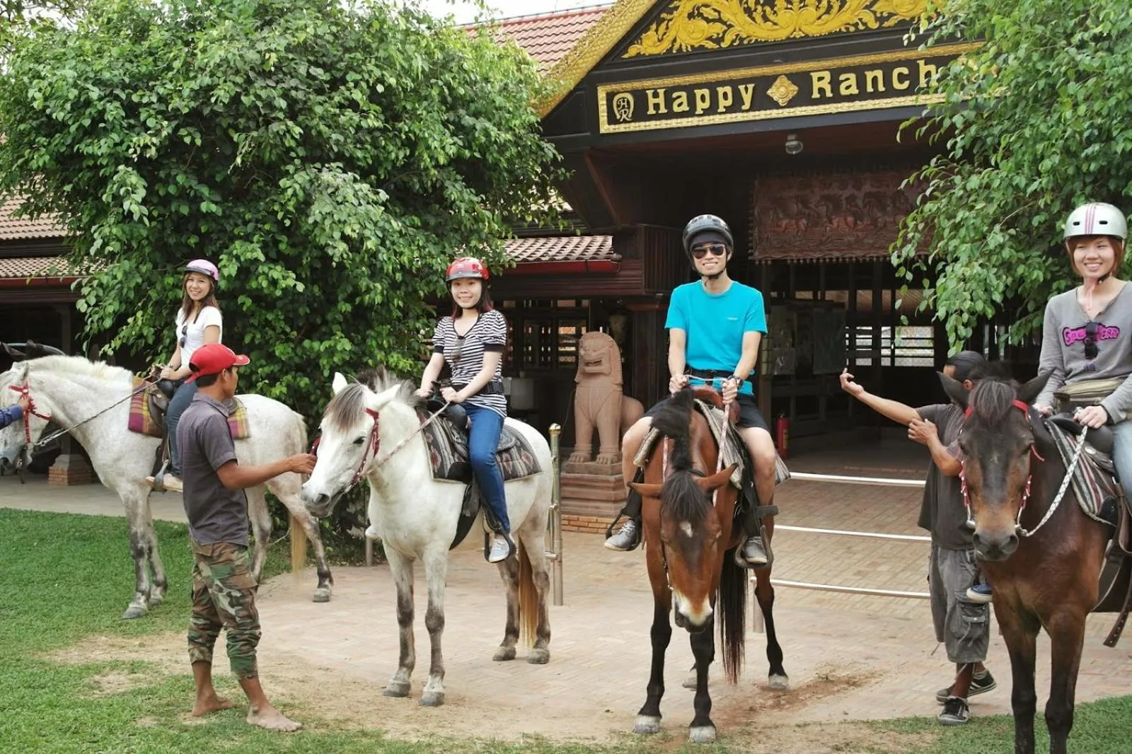 Horse-riding in Siemreap City Residence