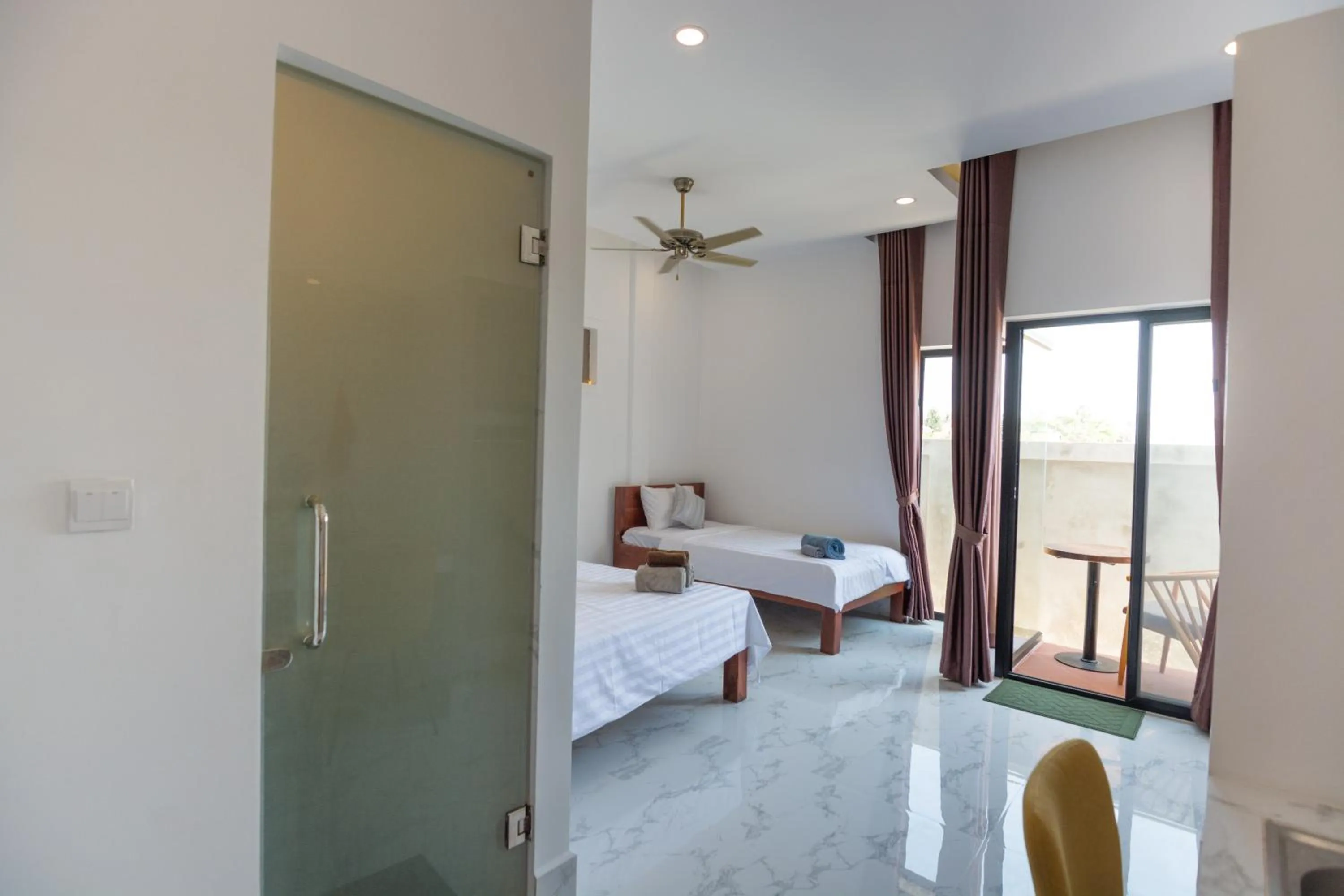 Bedroom, Bed in Siemreap City Residence