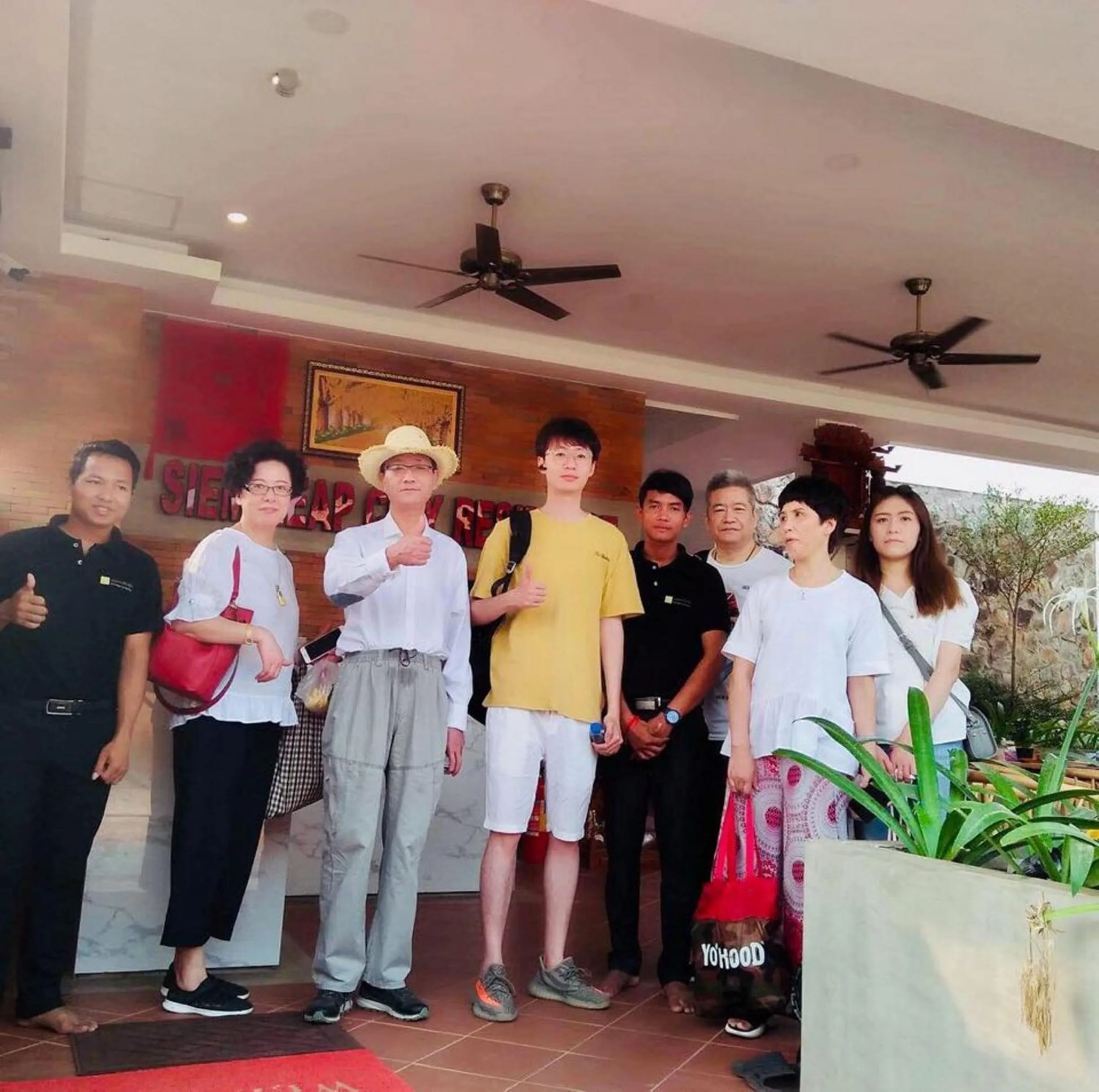 group of guests in Siemreap City Residence