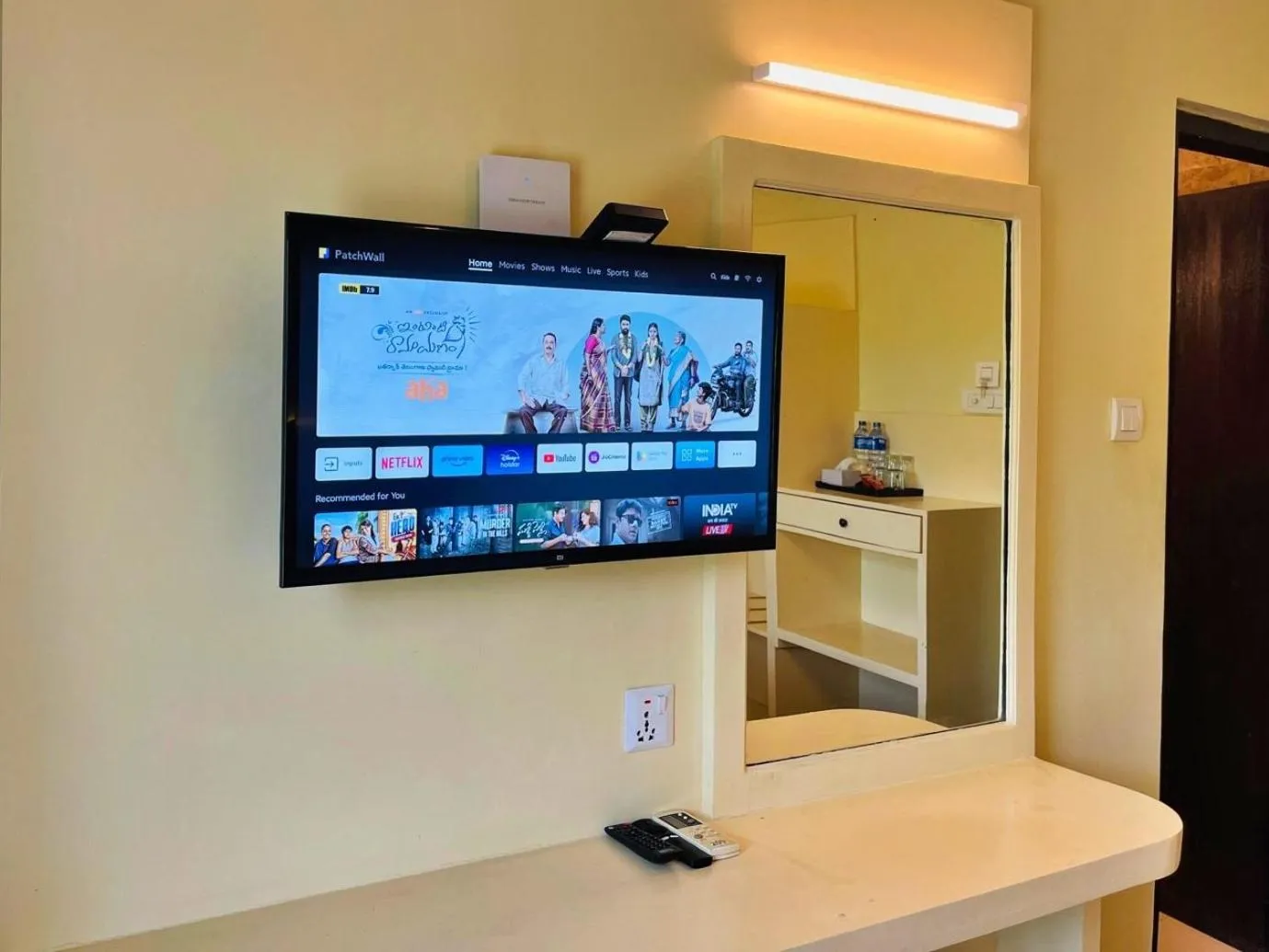 TV and multimedia in Hotel Peaceland Lumbini