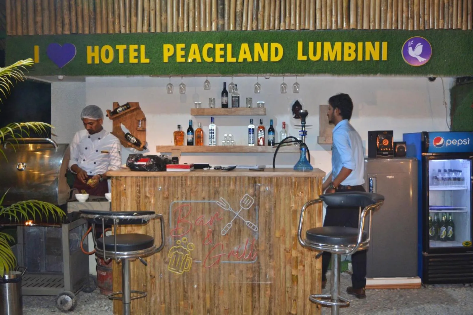 Restaurant/places to eat in Hotel Peaceland Lumbini