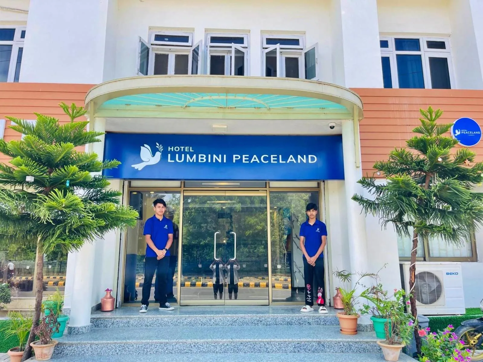 Property building in Hotel Peaceland Lumbini