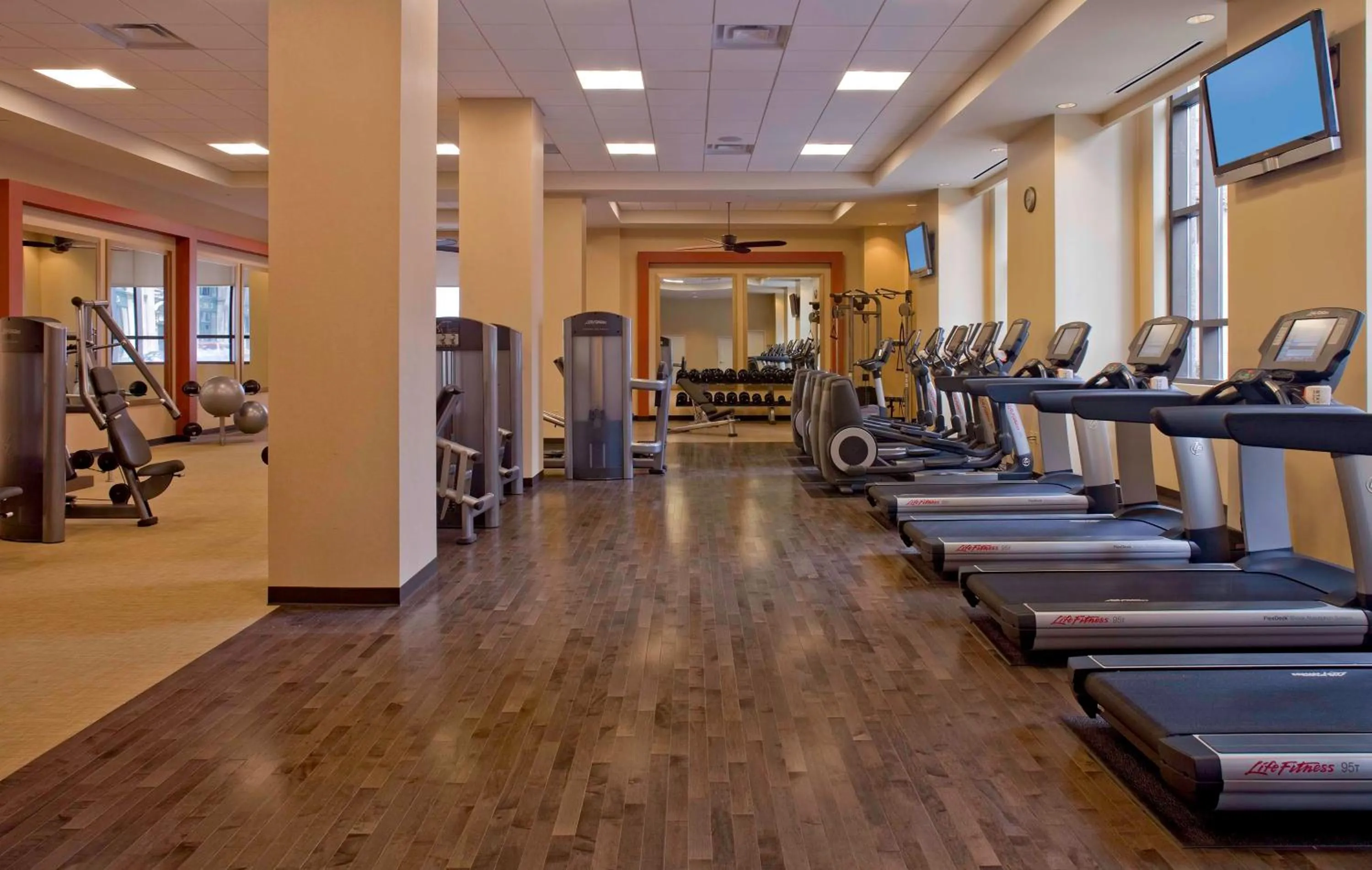 Fitness centre/facilities in Hyatt Regency Saint Louis at The Arch
