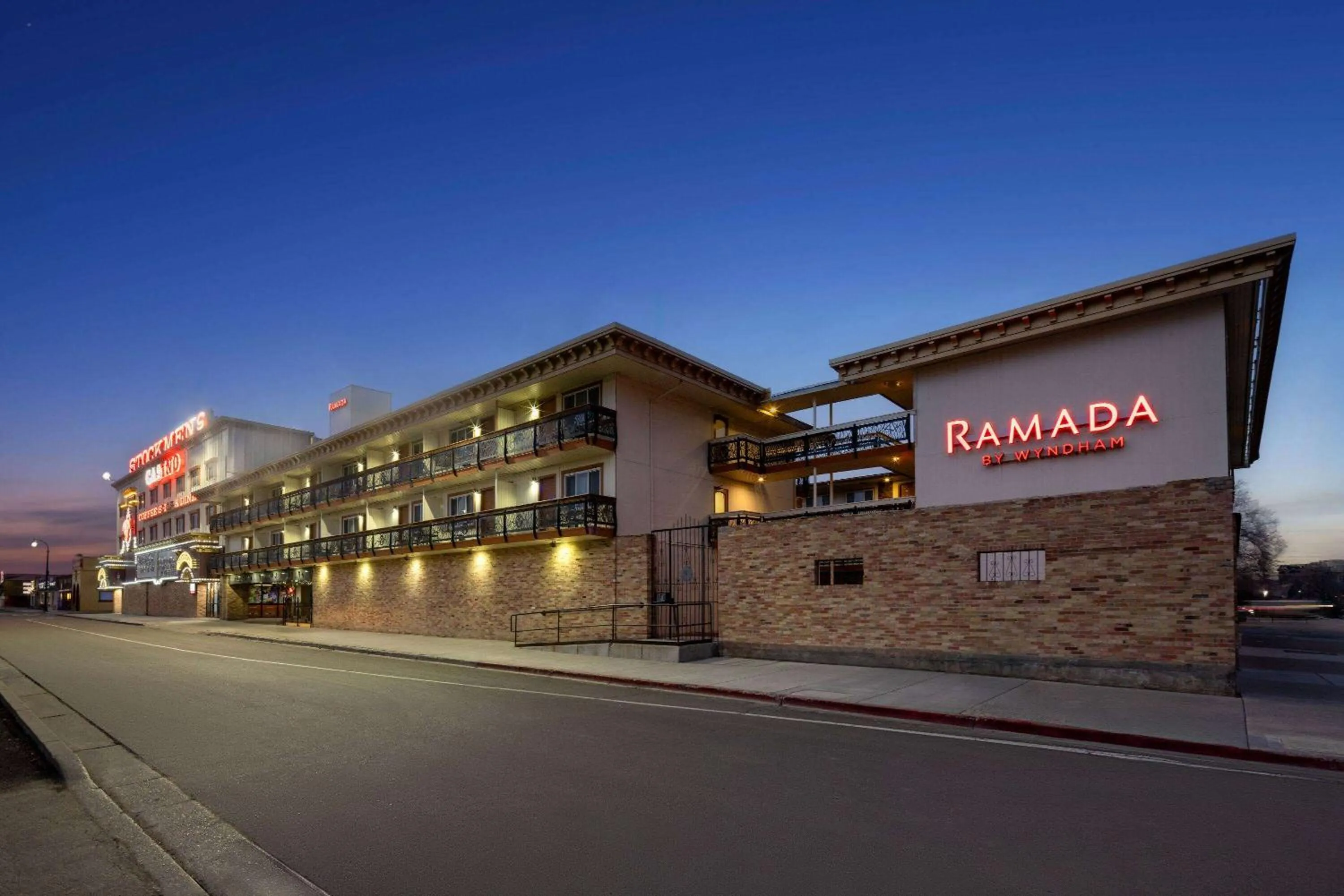 Property building in Ramada by Wyndham Elko Hotel at Stockmen's Casino