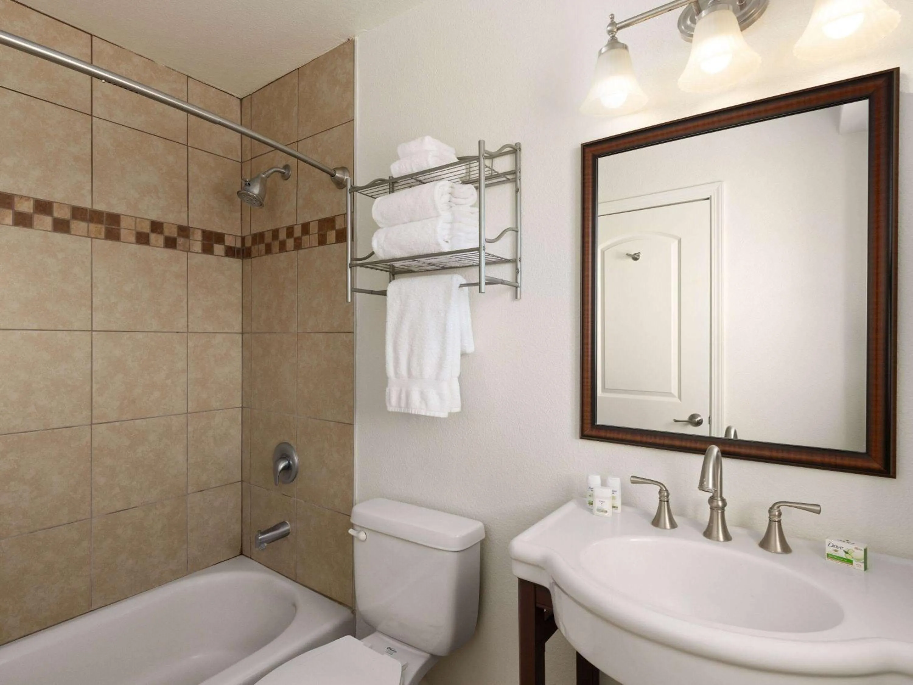 Bathroom in Ramada by Wyndham Elko Hotel at Stockmen's Casino