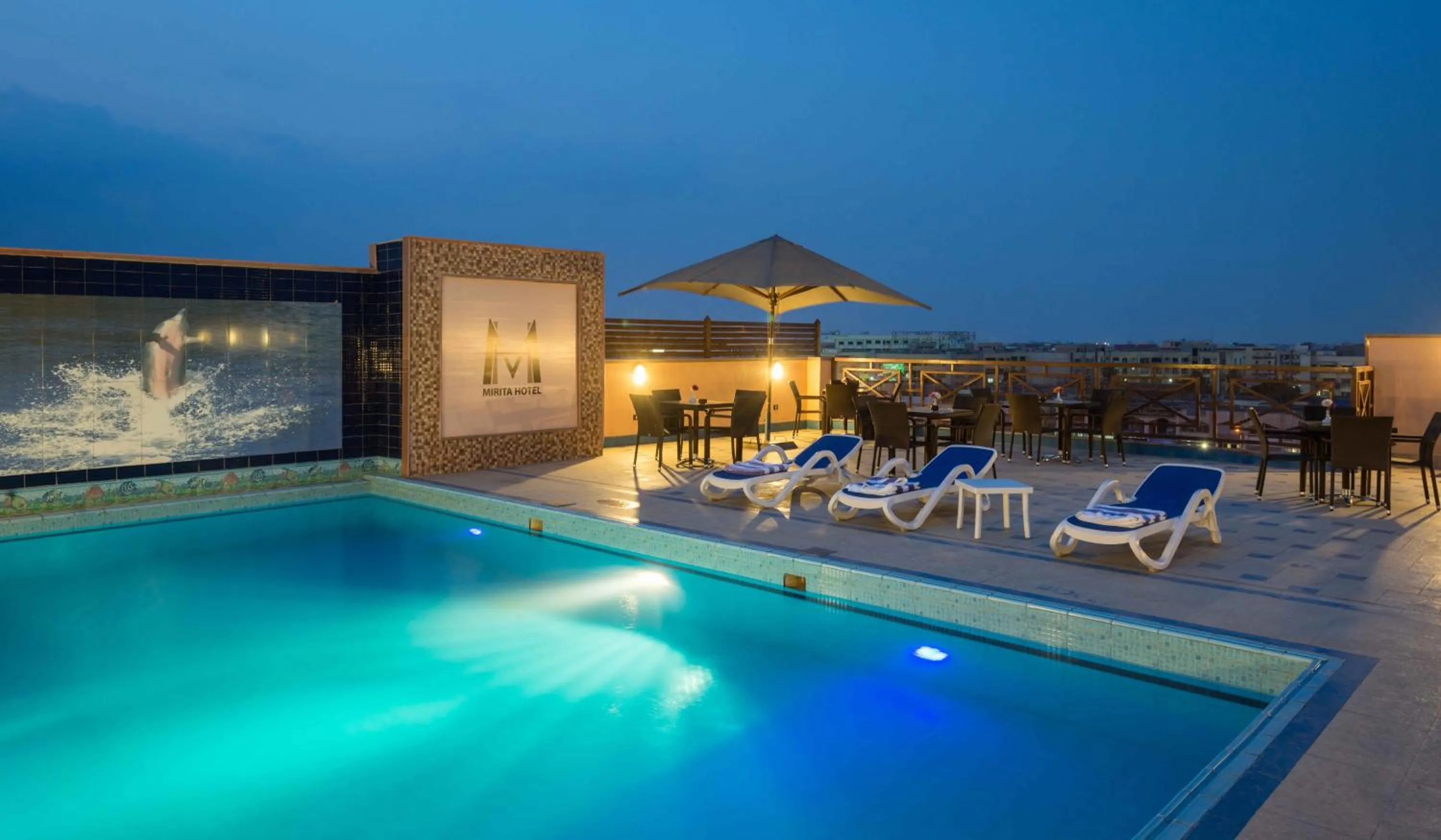 Swimming pool in Mirita Hotel ,10th Of Ramadan