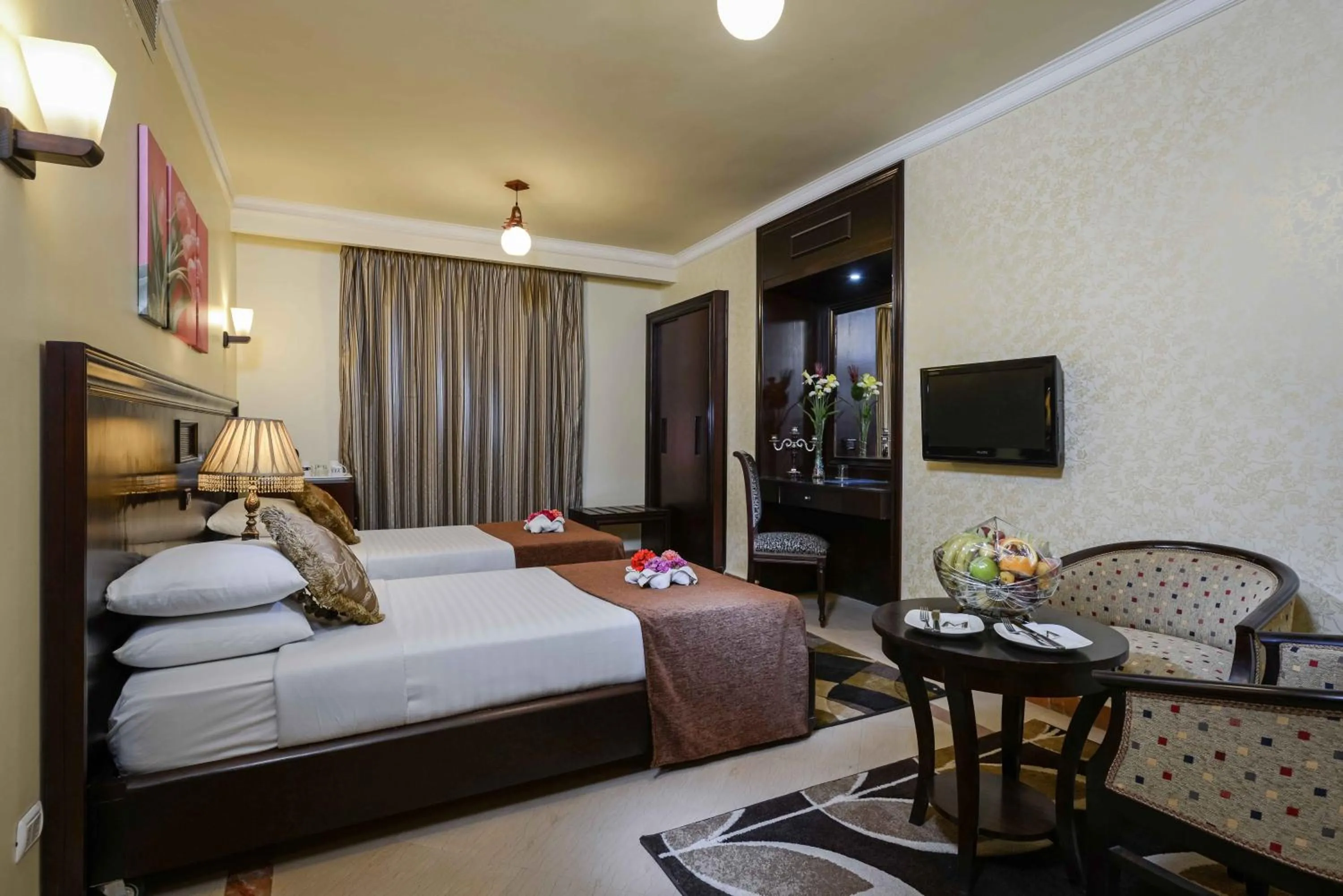 TV and multimedia, Bed in Mirita Hotel ,10th Of Ramadan