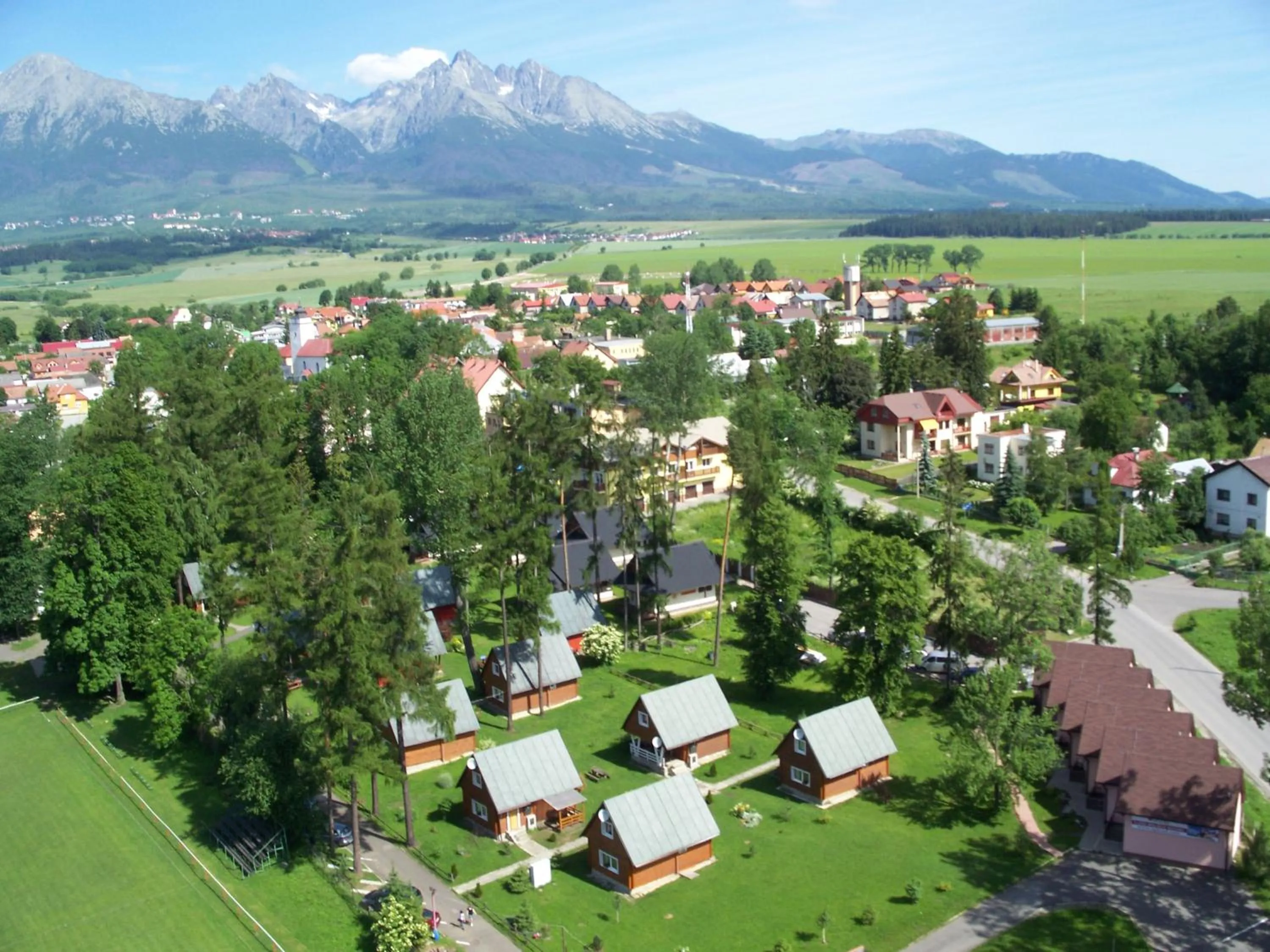 Bird's eye view in APLEND Tatry Holiday