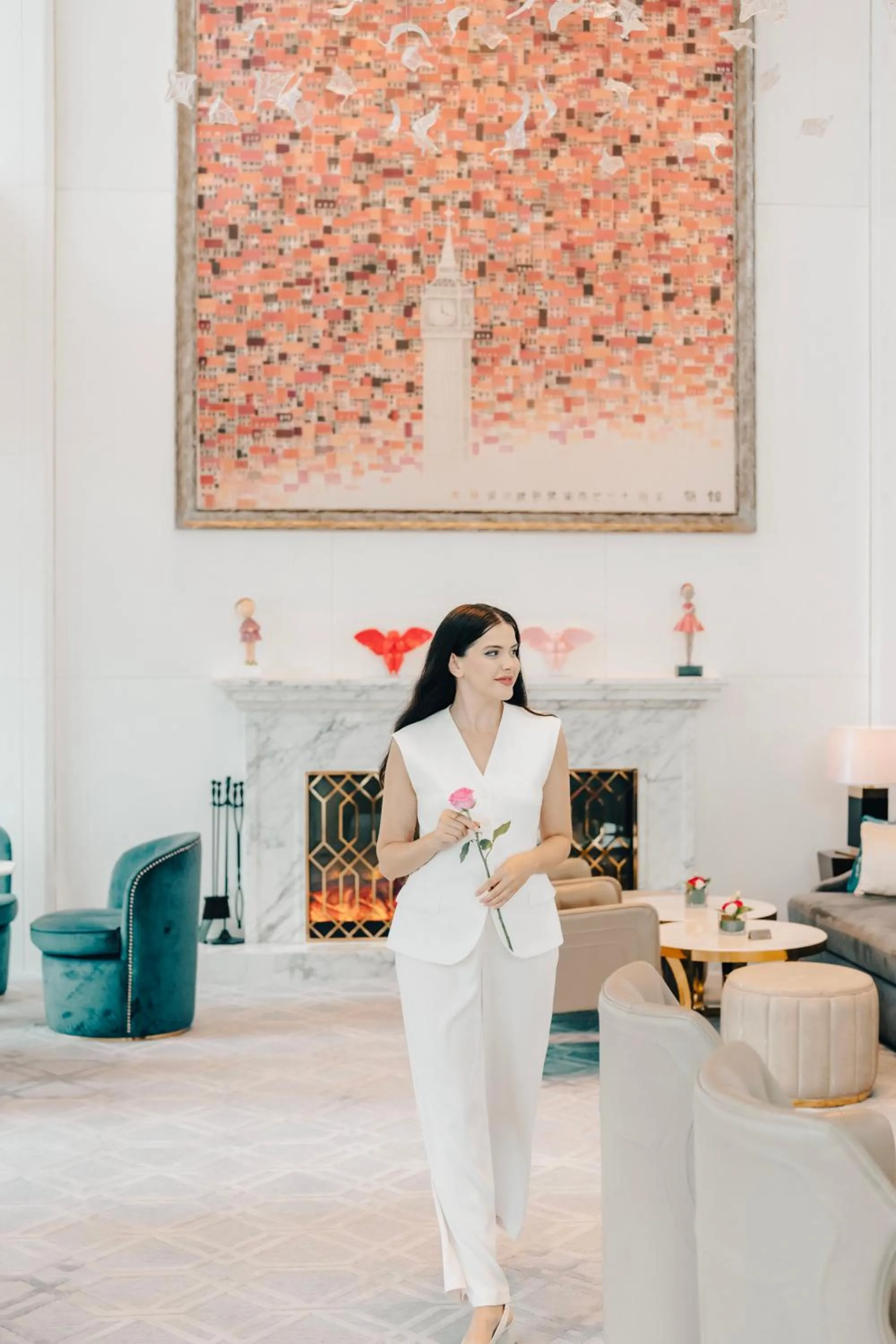 Seating area in The Langham, Shenzhen