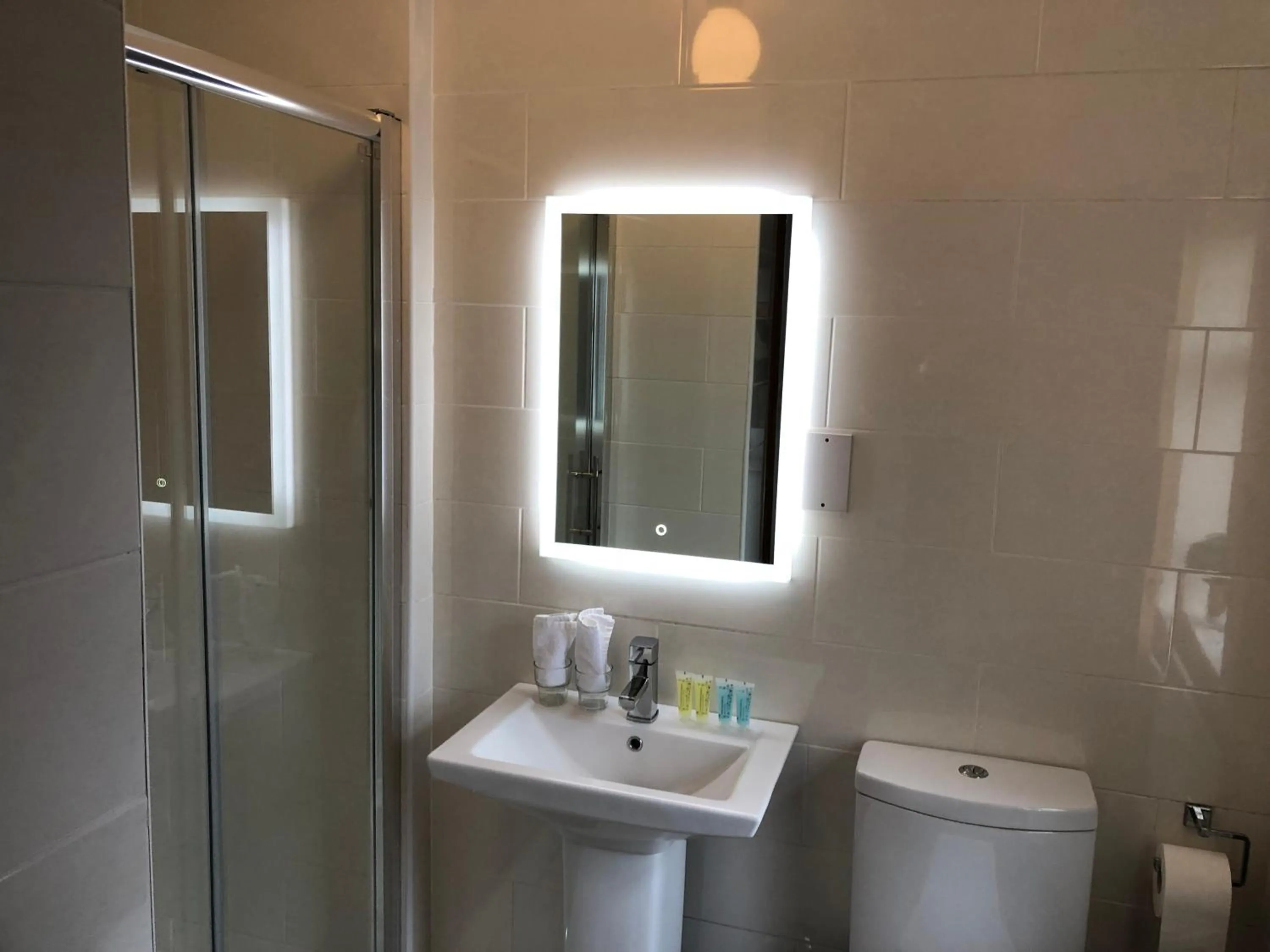 Shower in Tully's Hotel