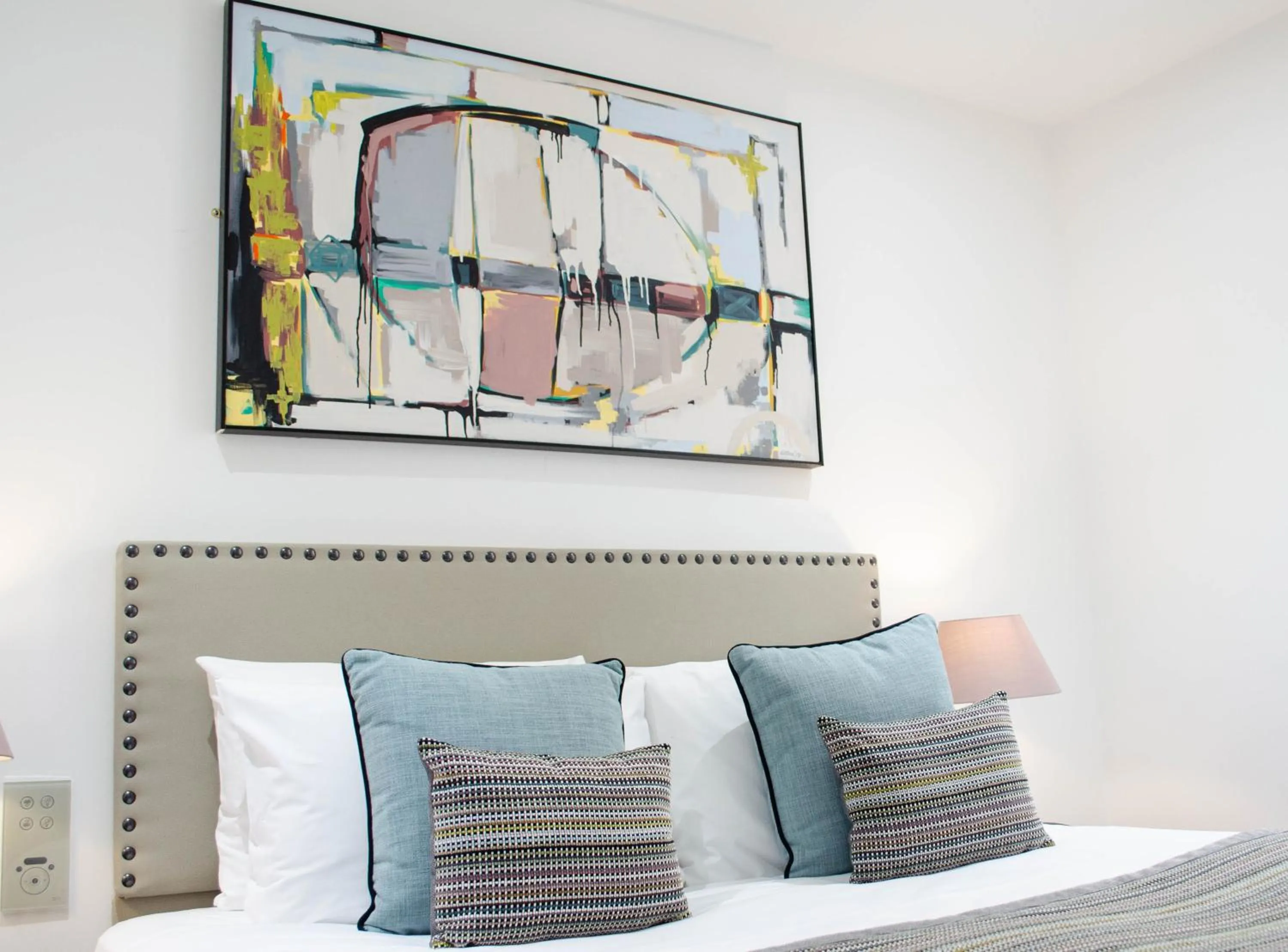 Bed in The Chronicle by Supercity Aparthotels