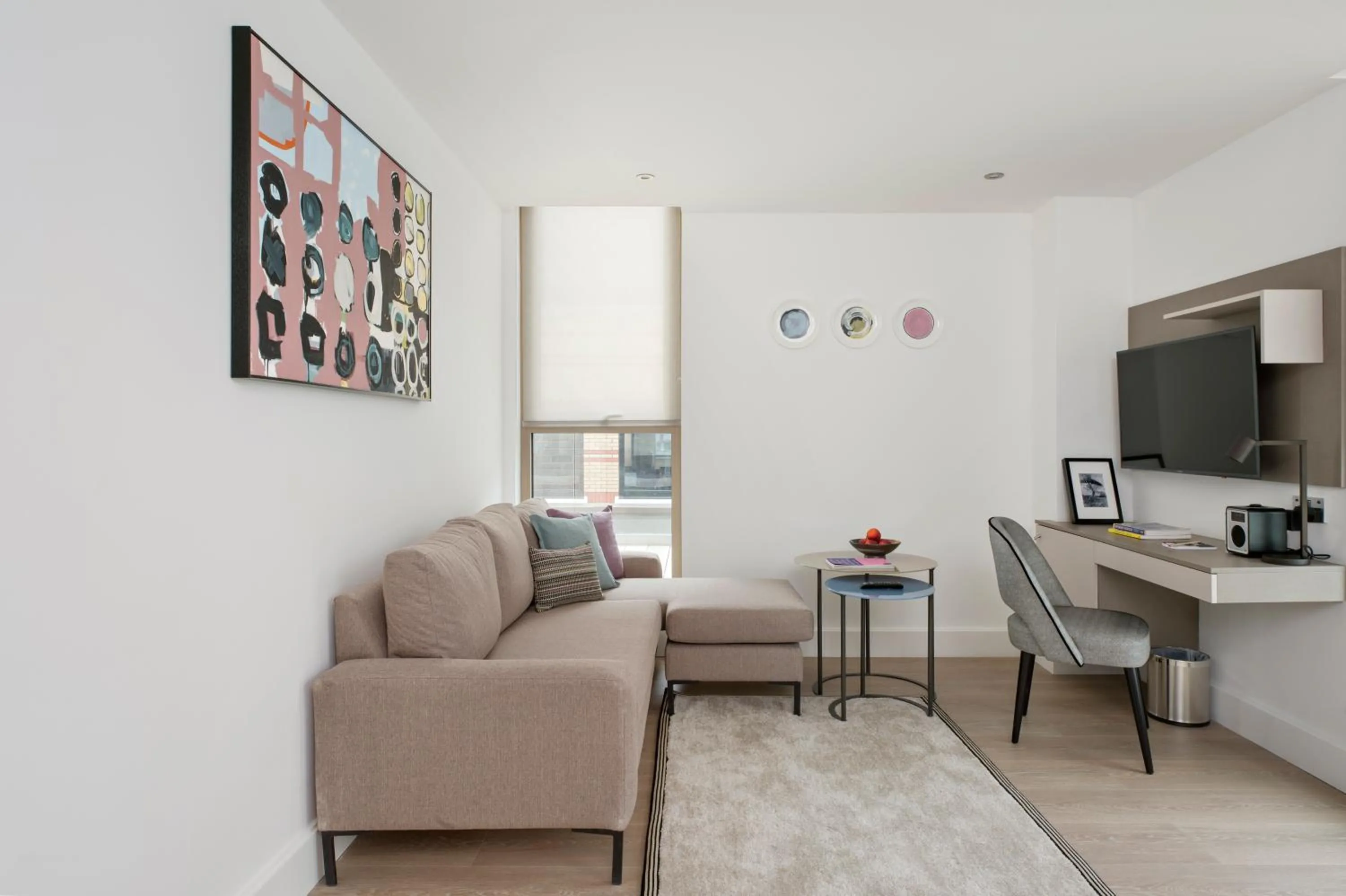 Living room in The Chronicle by Supercity Aparthotels