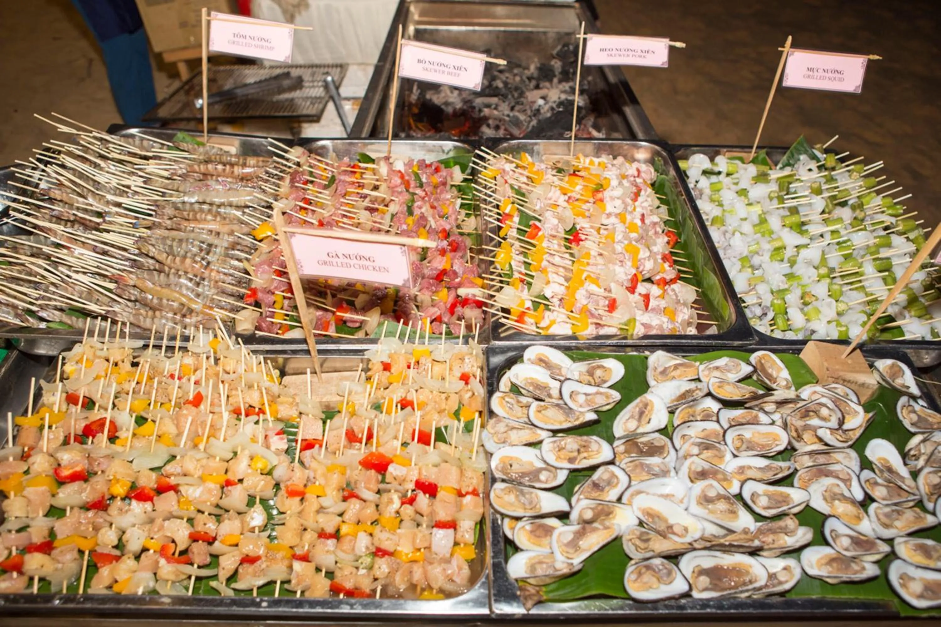 BBQ facilities in Kim Hoa Resort