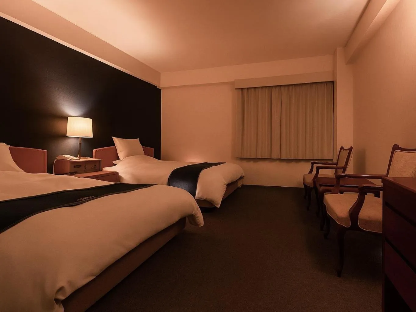 Bed in Kurashiki Seaside Hotel