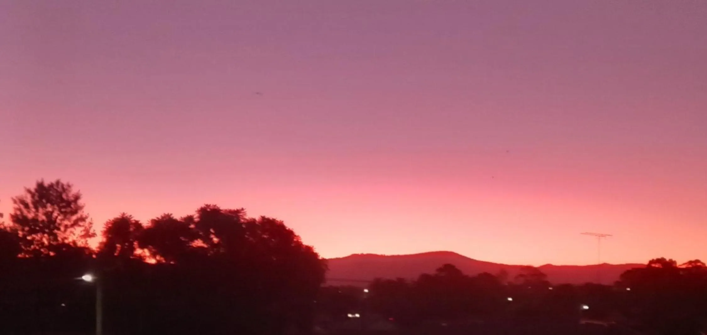 Sunset in Cessnock Vintage Motor Inn