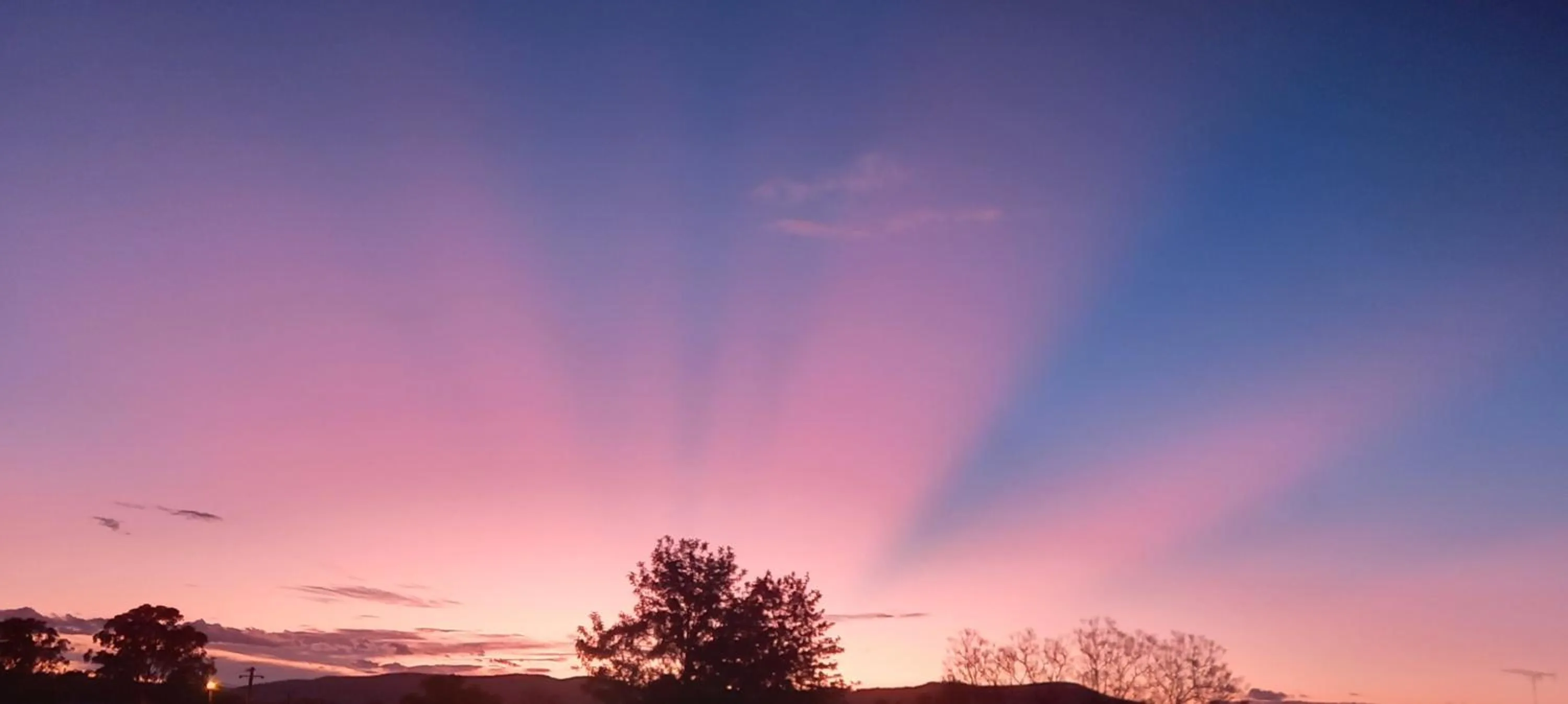 Sunset in Cessnock Vintage Motor Inn