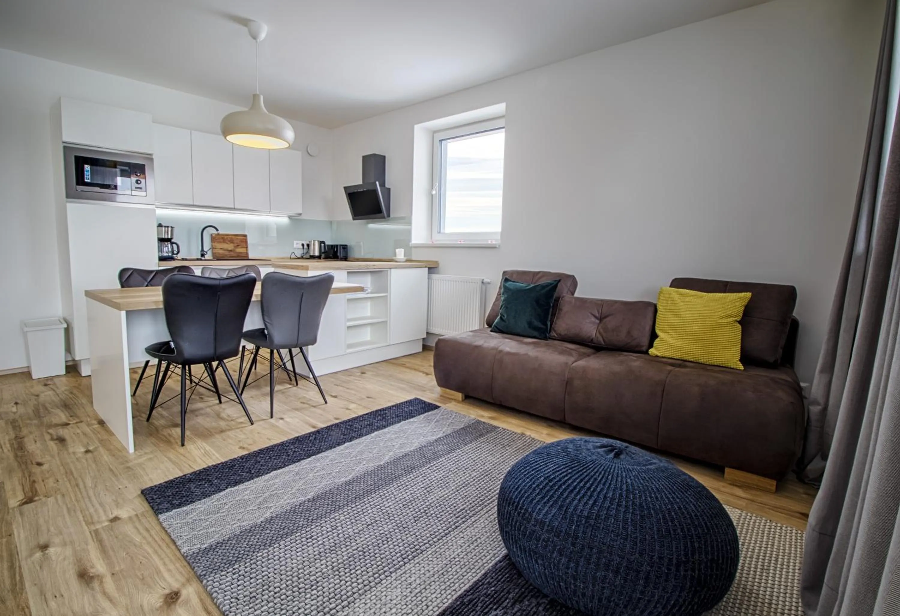 Kitchen or kitchenette in Aparthotel Klínovec Views