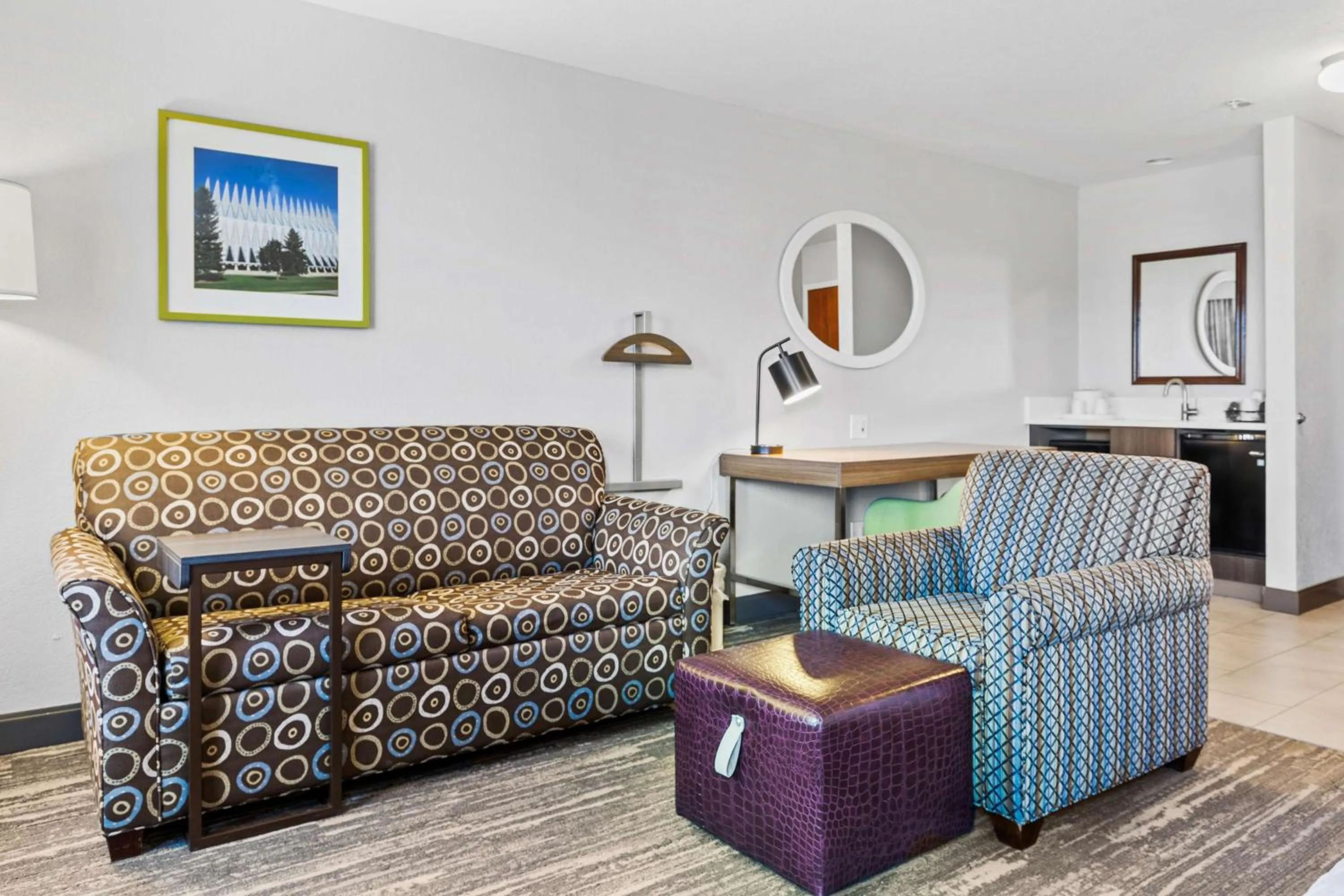 Living room in Hampton Inn & Suites Colorado Springs-Air Force Academy/I-25 North