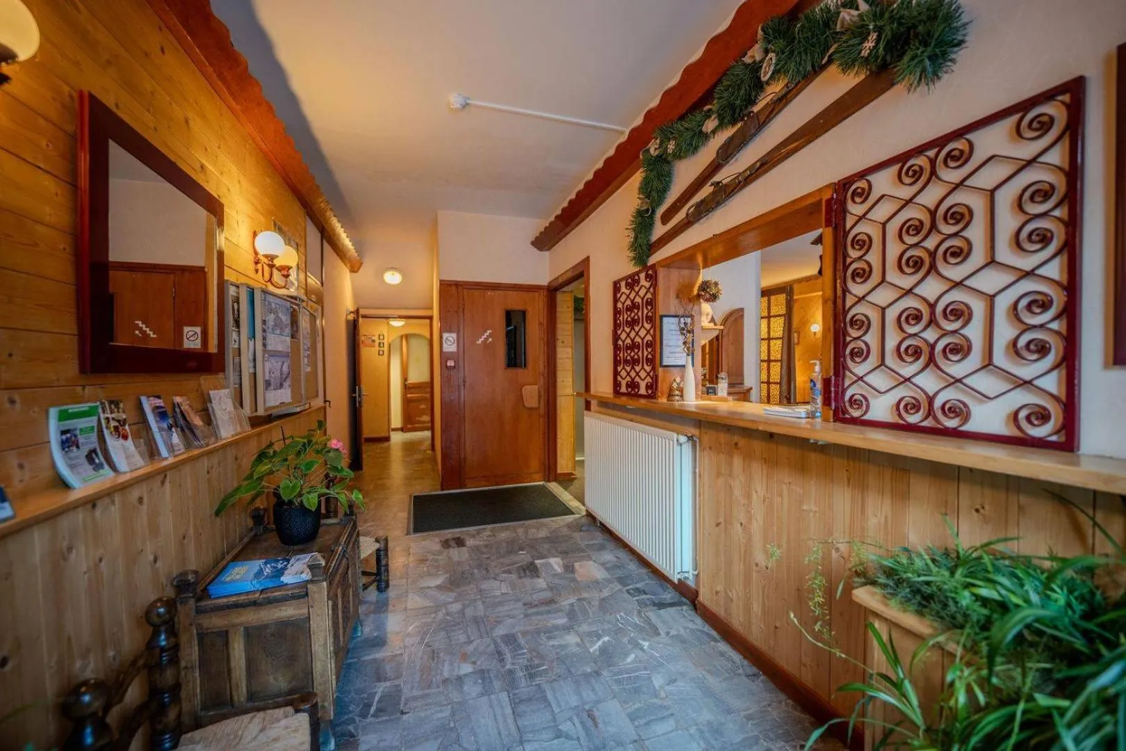 Lobby or reception in Hôtel du Centre