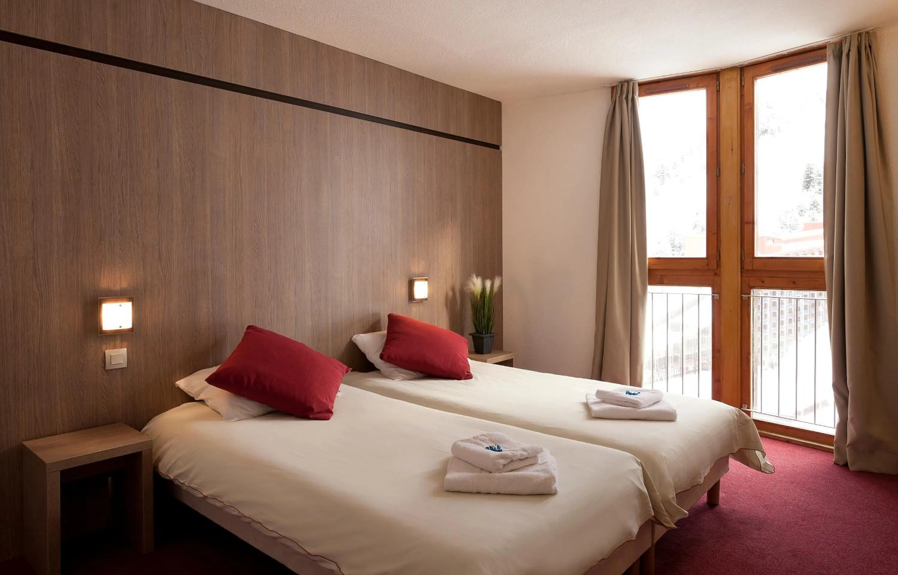 Bed in Hôtel Club MMV Les Mélèzes