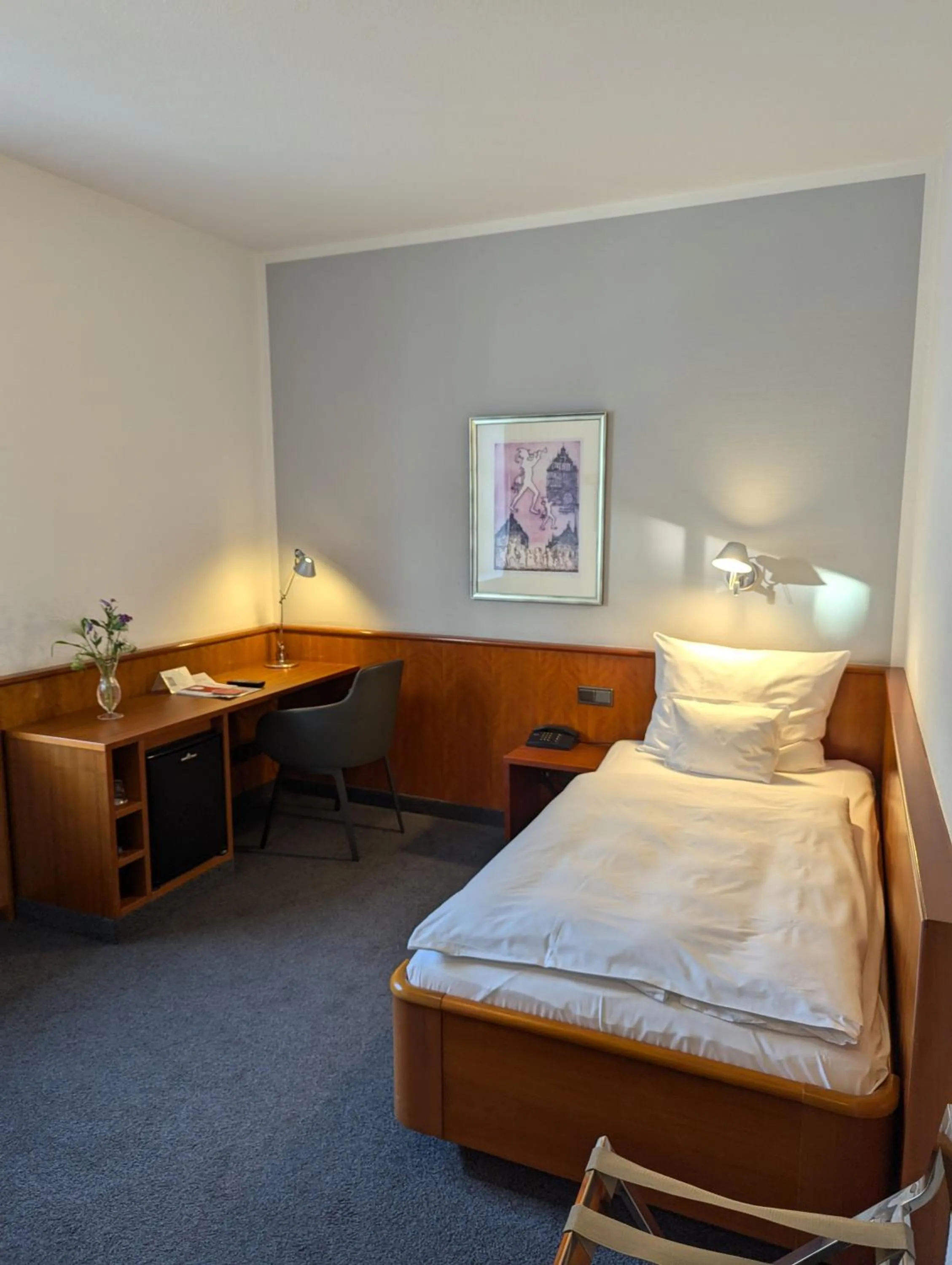 Bed in Historik Hotel Garni Christinenhof