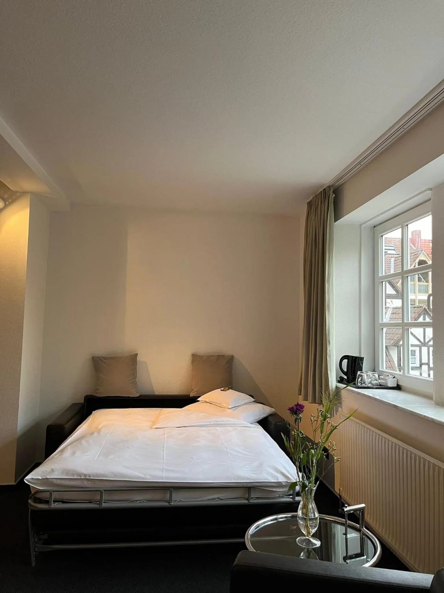 Bed in Historik Hotel Garni Christinenhof