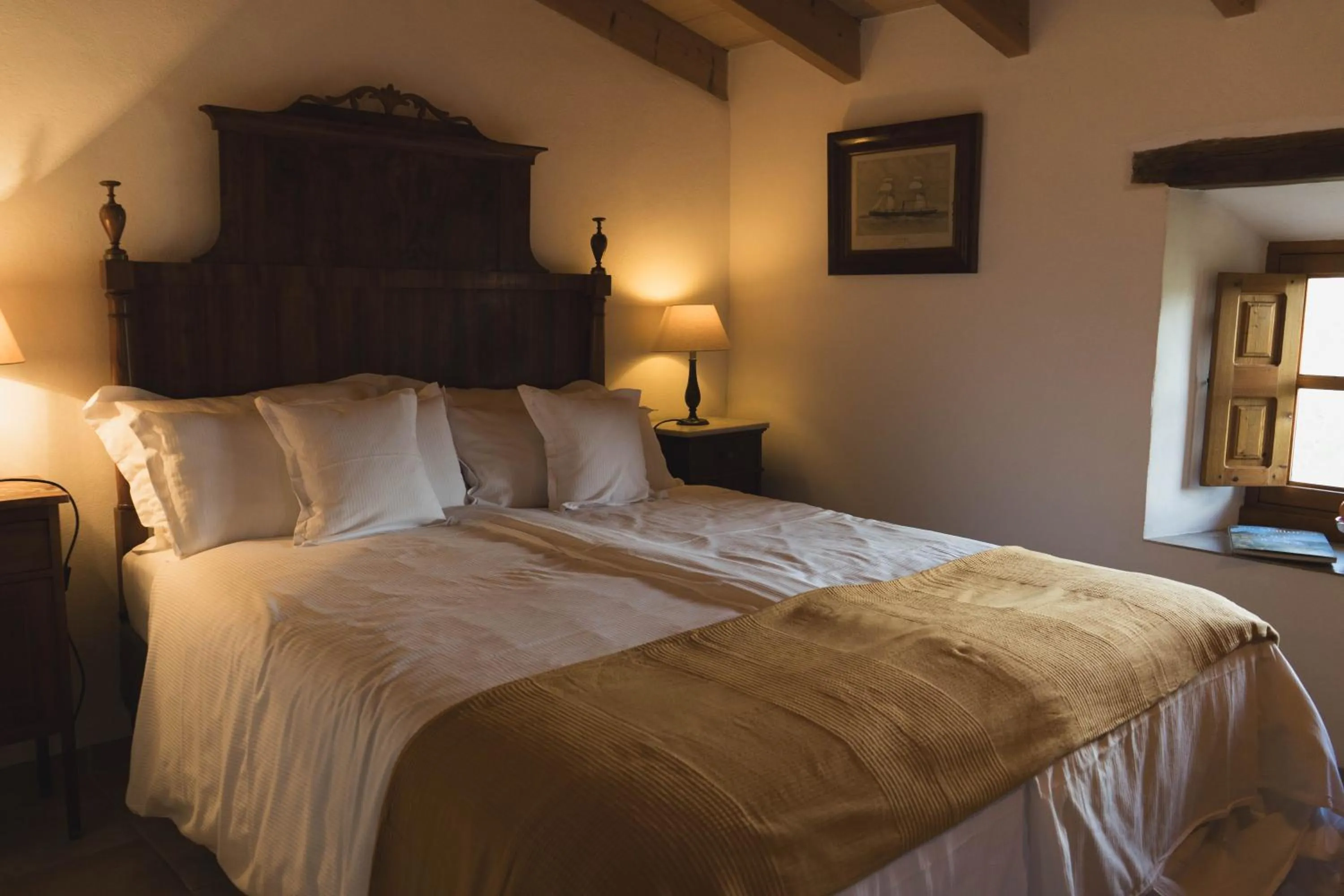 Bed in Finca Can Estades