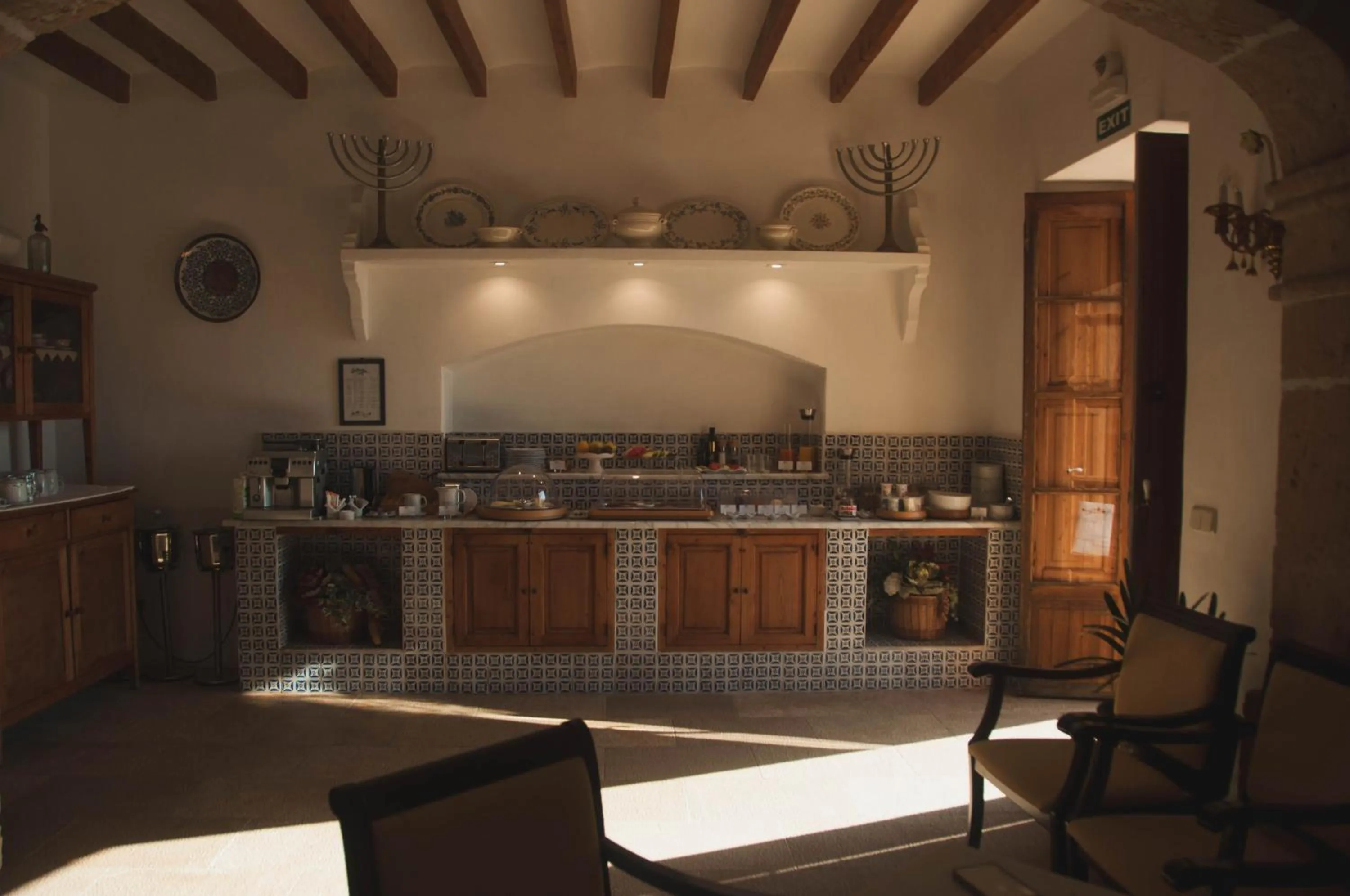 Buffet breakfast in Finca Can Estades