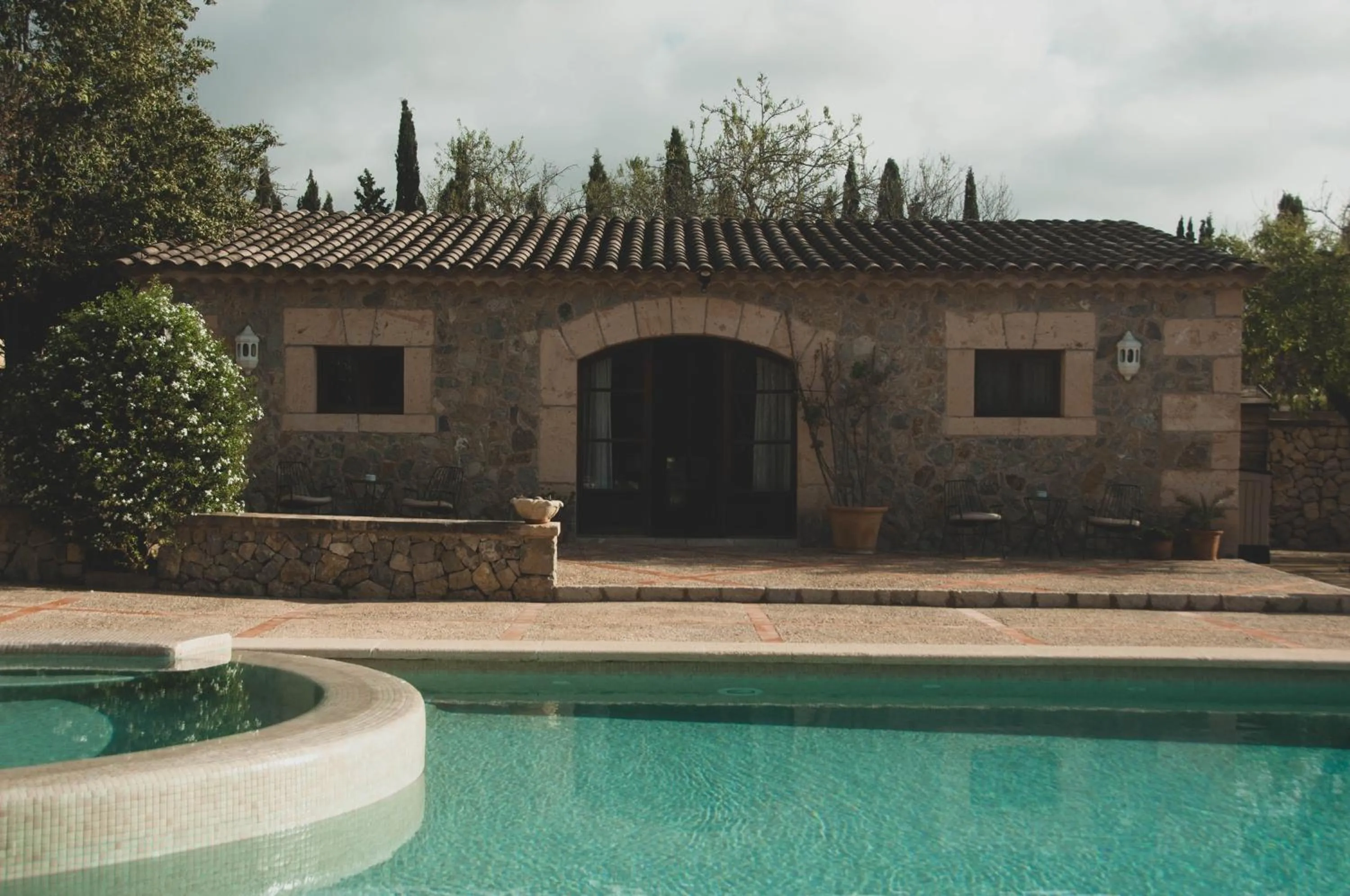 Swimming pool in Finca Can Estades