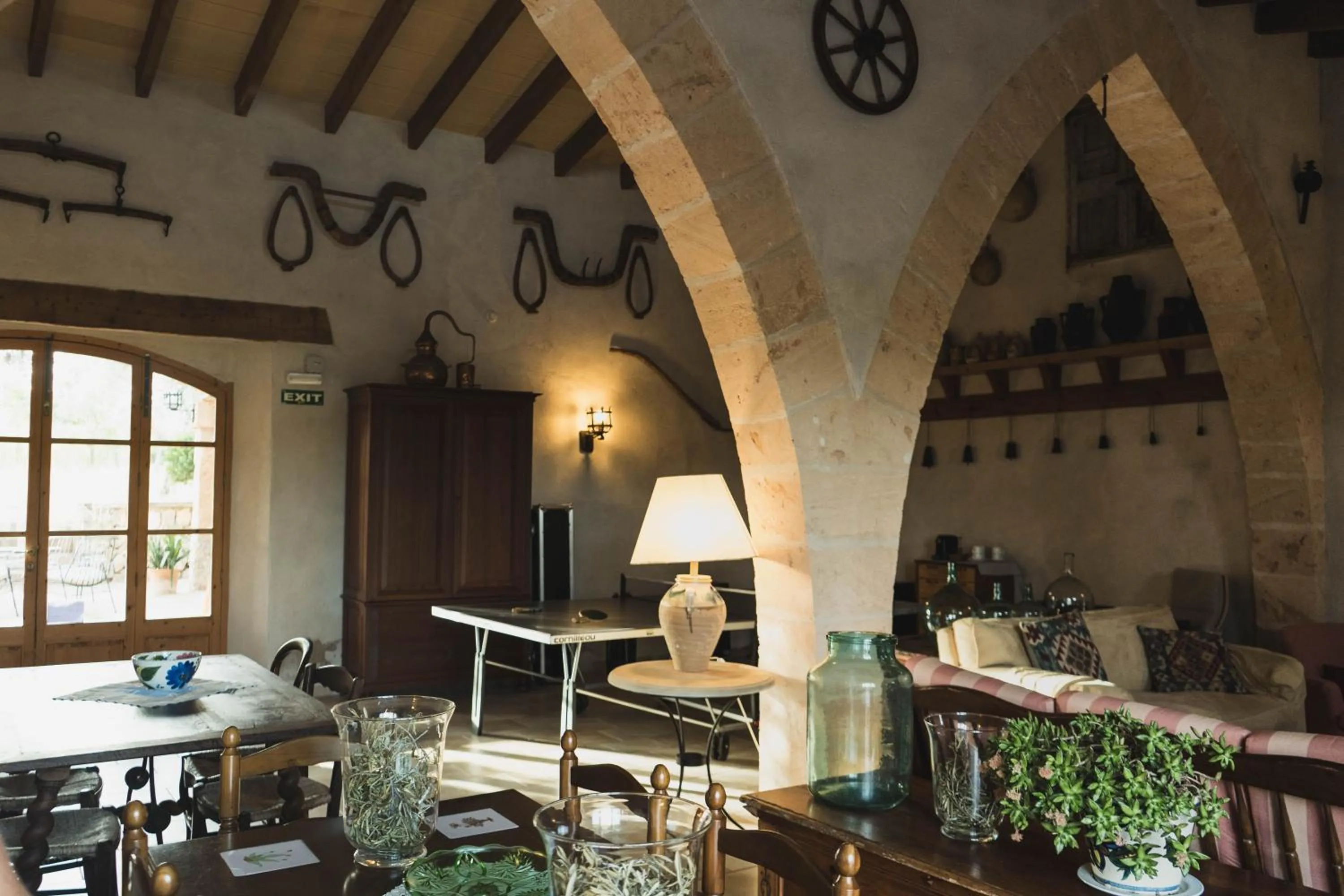 Living room in Finca Can Estades