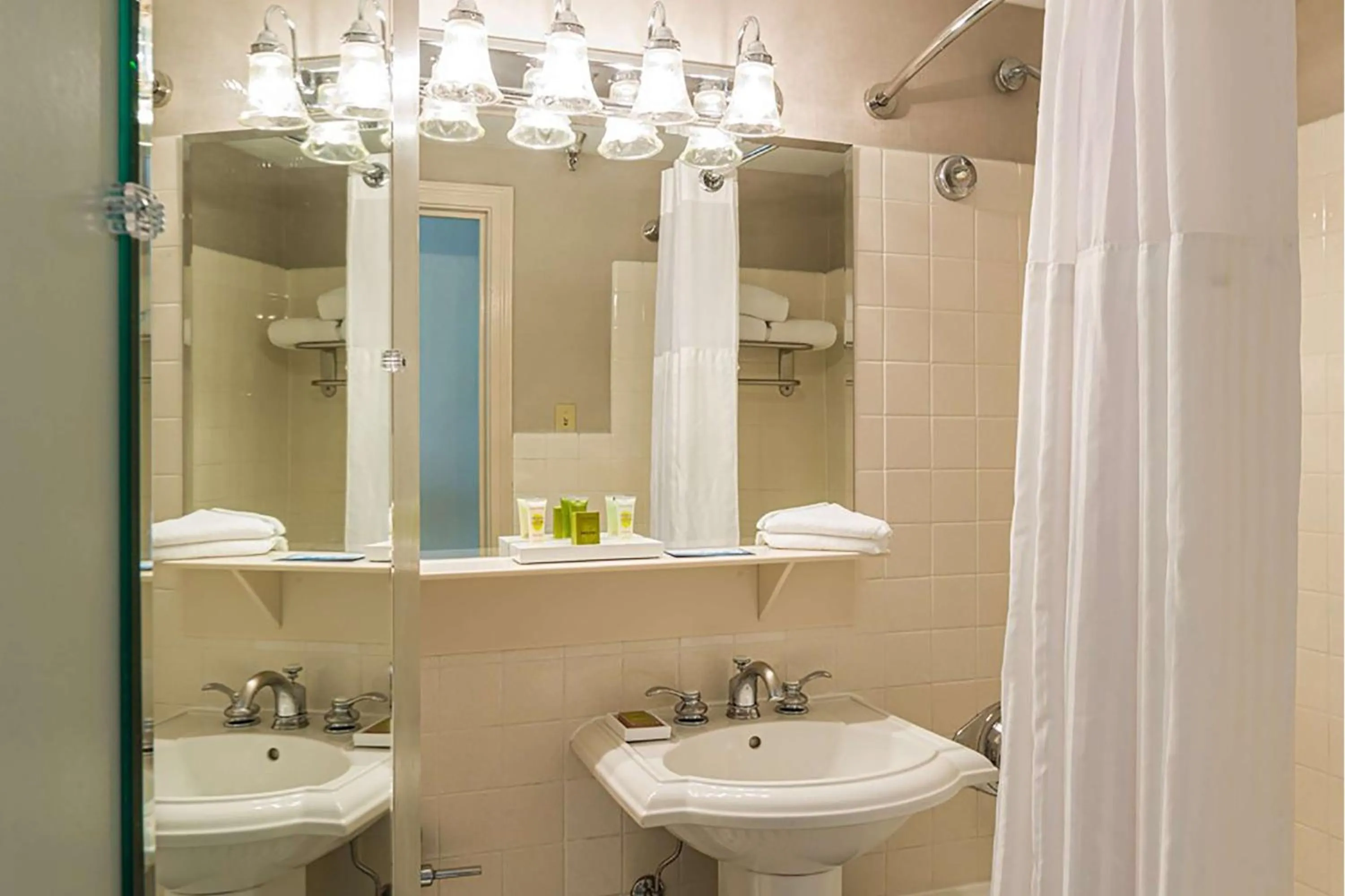 Bathroom in Hilton Cincinnati Netherland Plaza