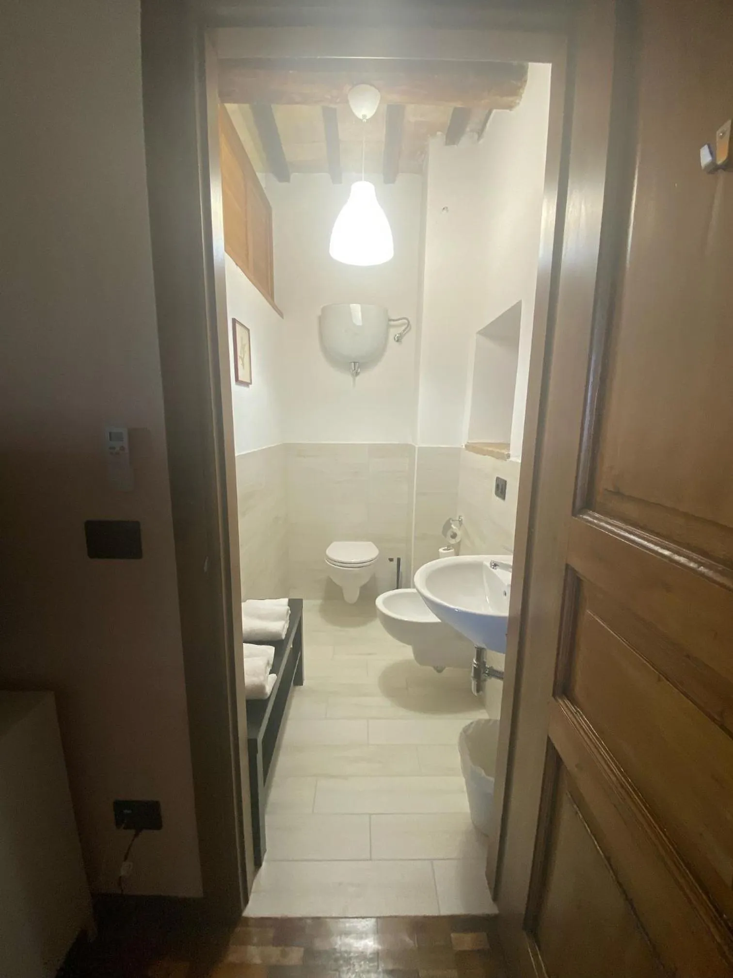 Bathroom in GH Borgo Pulciano Agriturismo