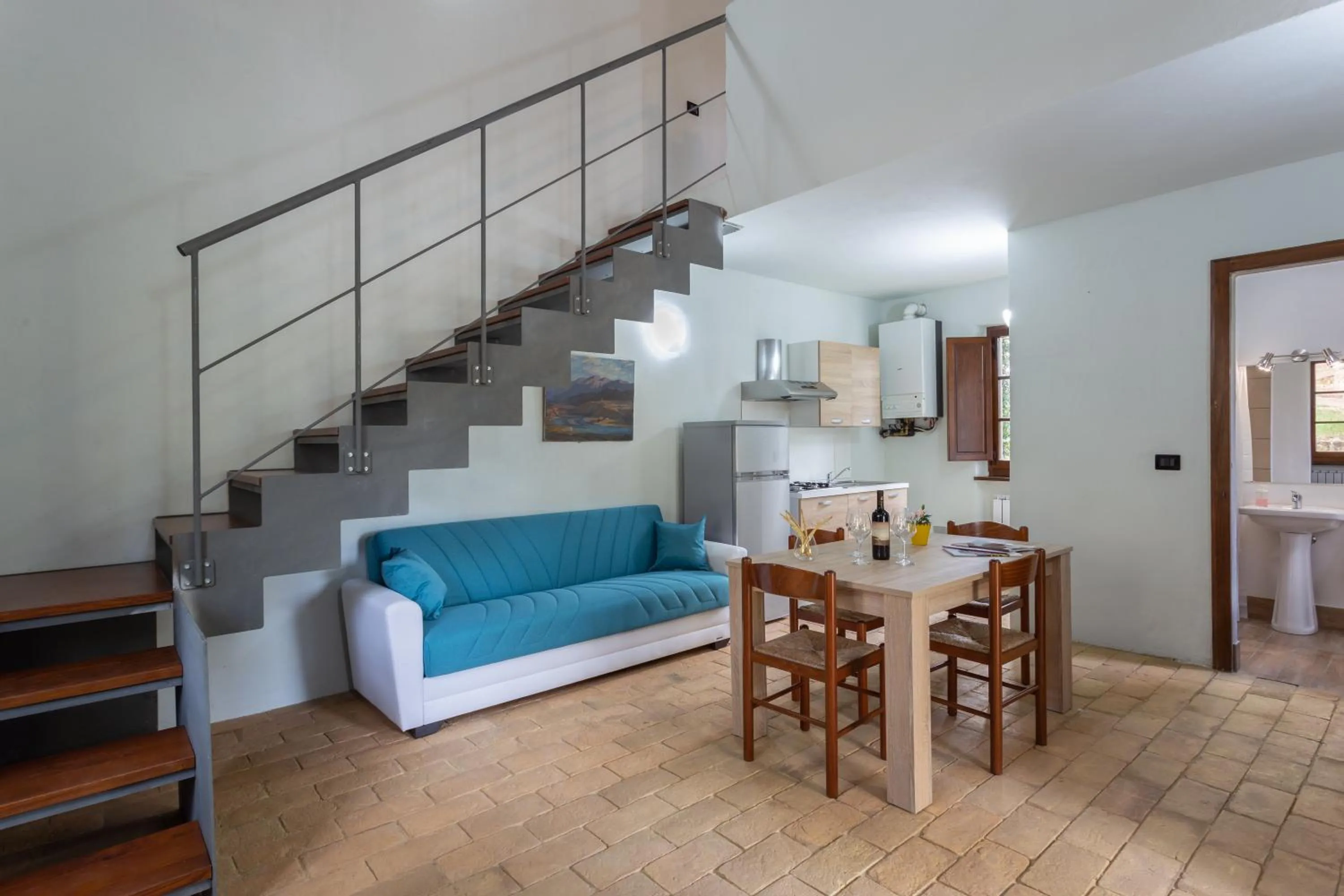 Living room in GH Borgo Pulciano Agriturismo