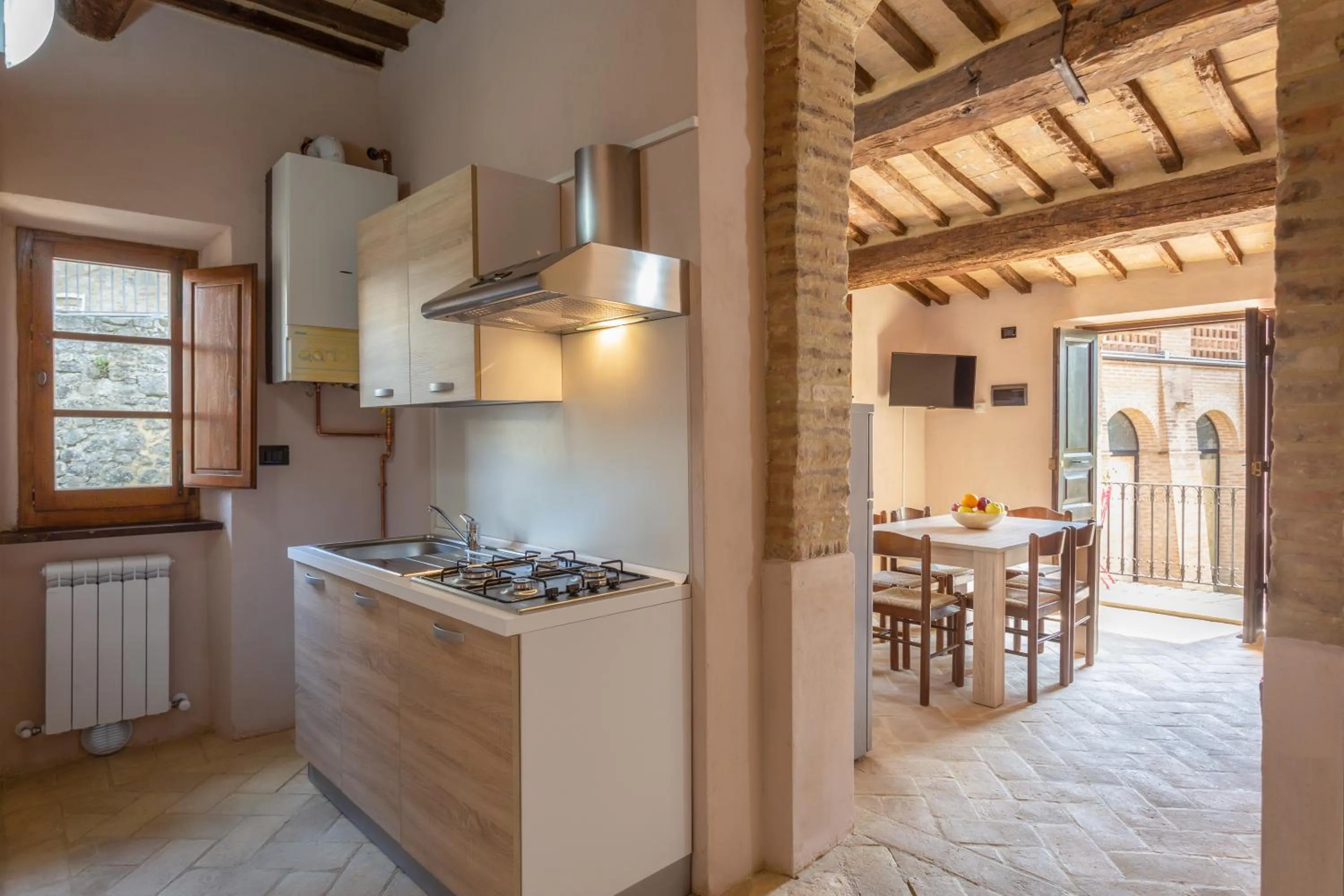 Balcony/Terrace in GH Borgo Pulciano Agriturismo