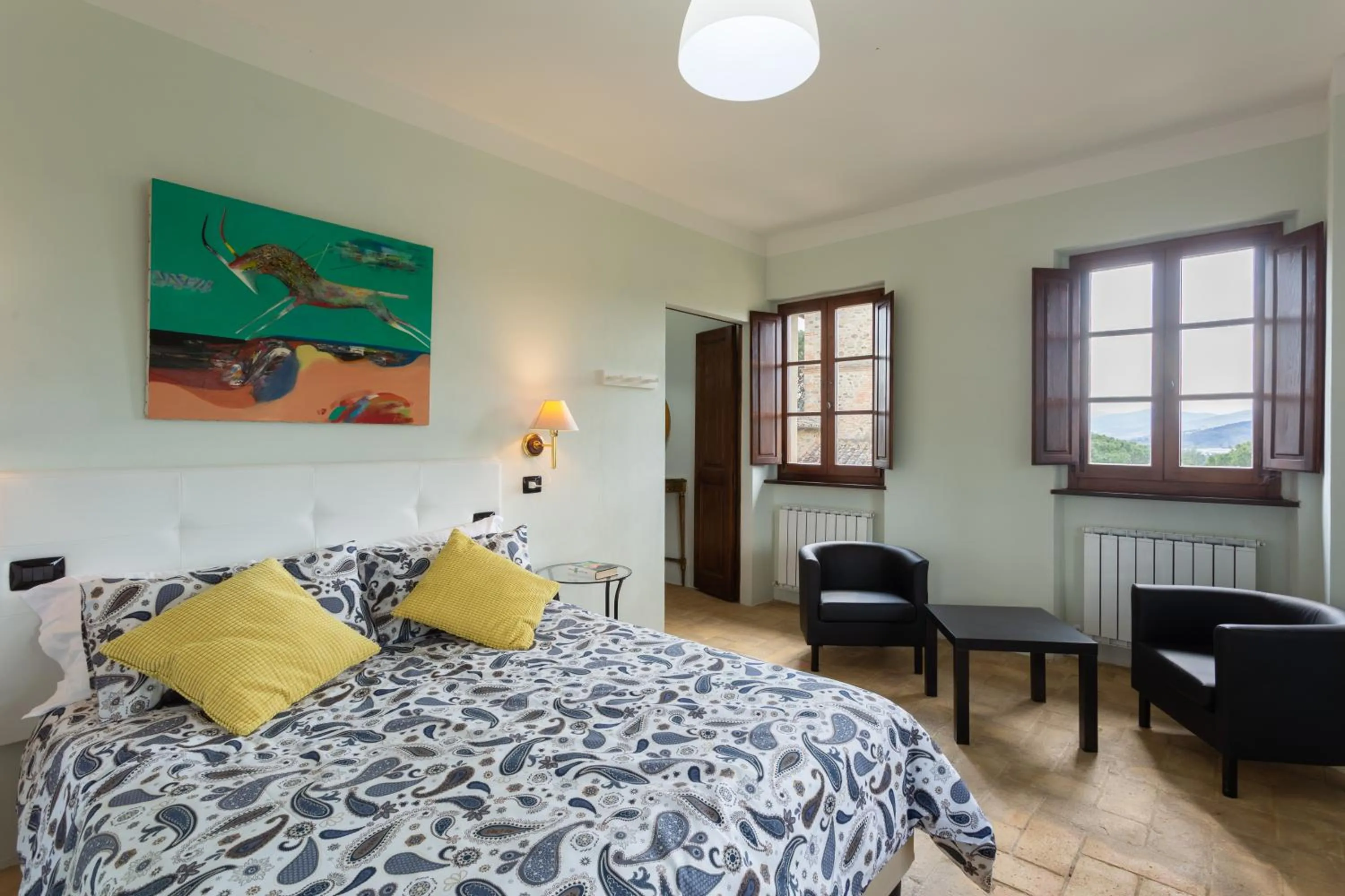 Bedroom, Bed in GH Borgo Pulciano Agriturismo