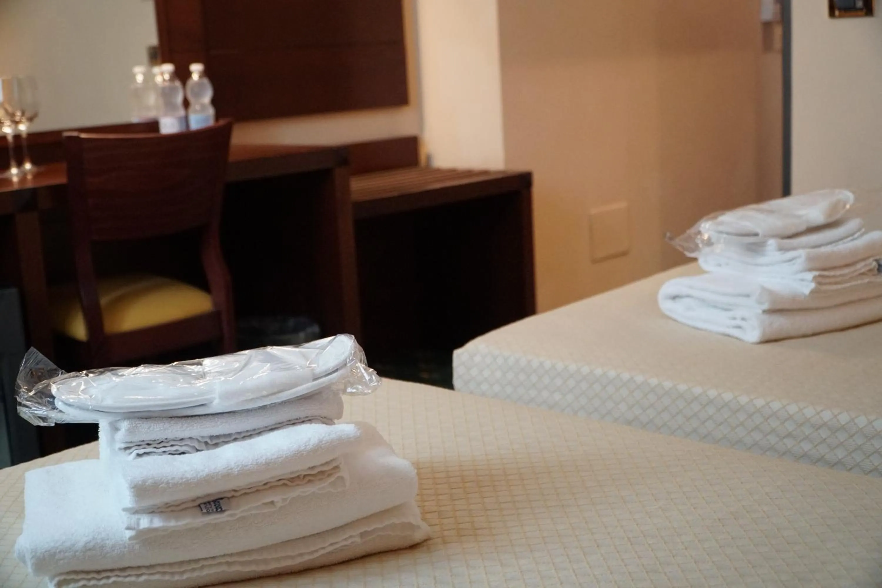 Bed in Hotel President