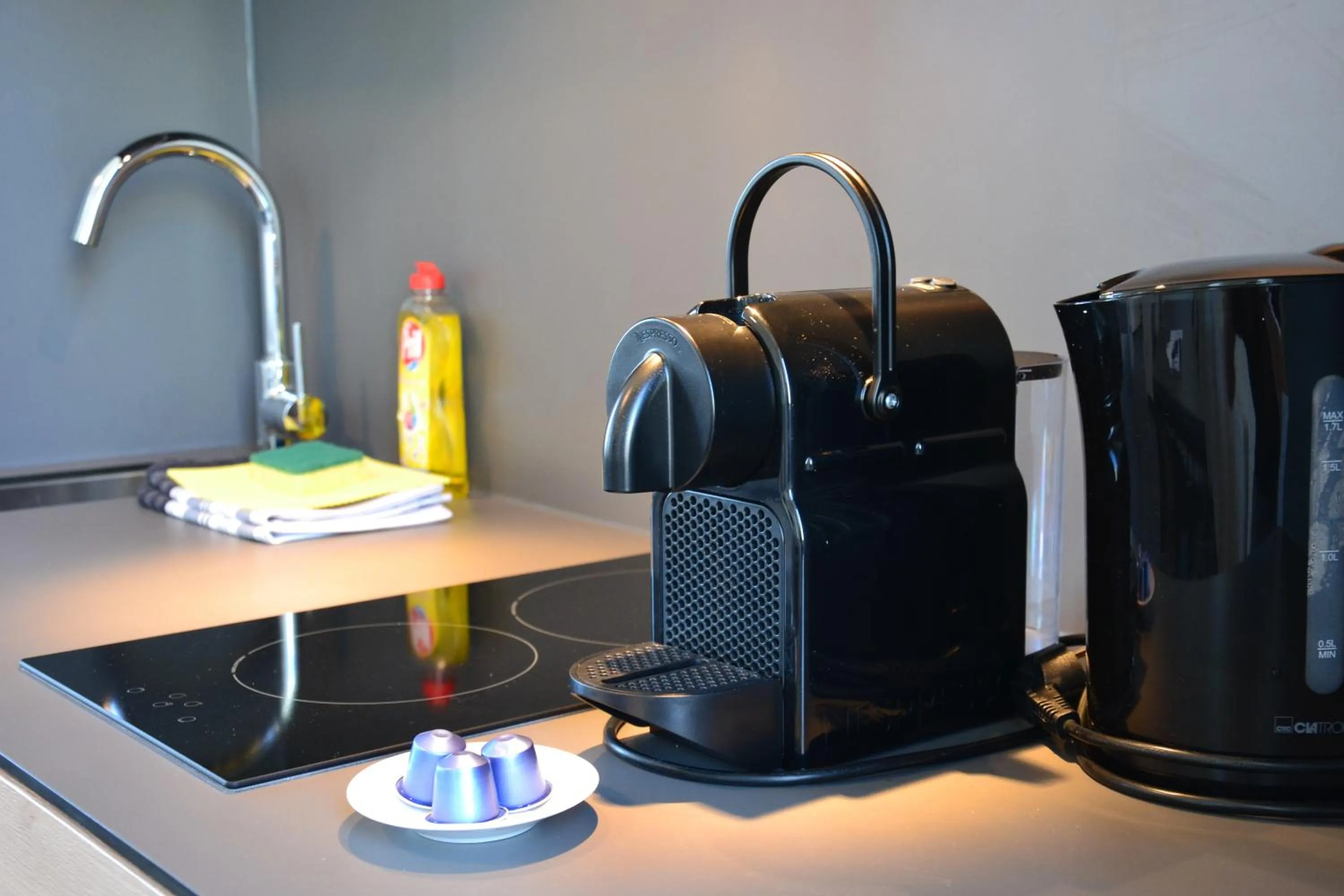 Coffee/tea facilities in TT-ROOMS - kontaktlos mit Self Check-in I FREE PARKING