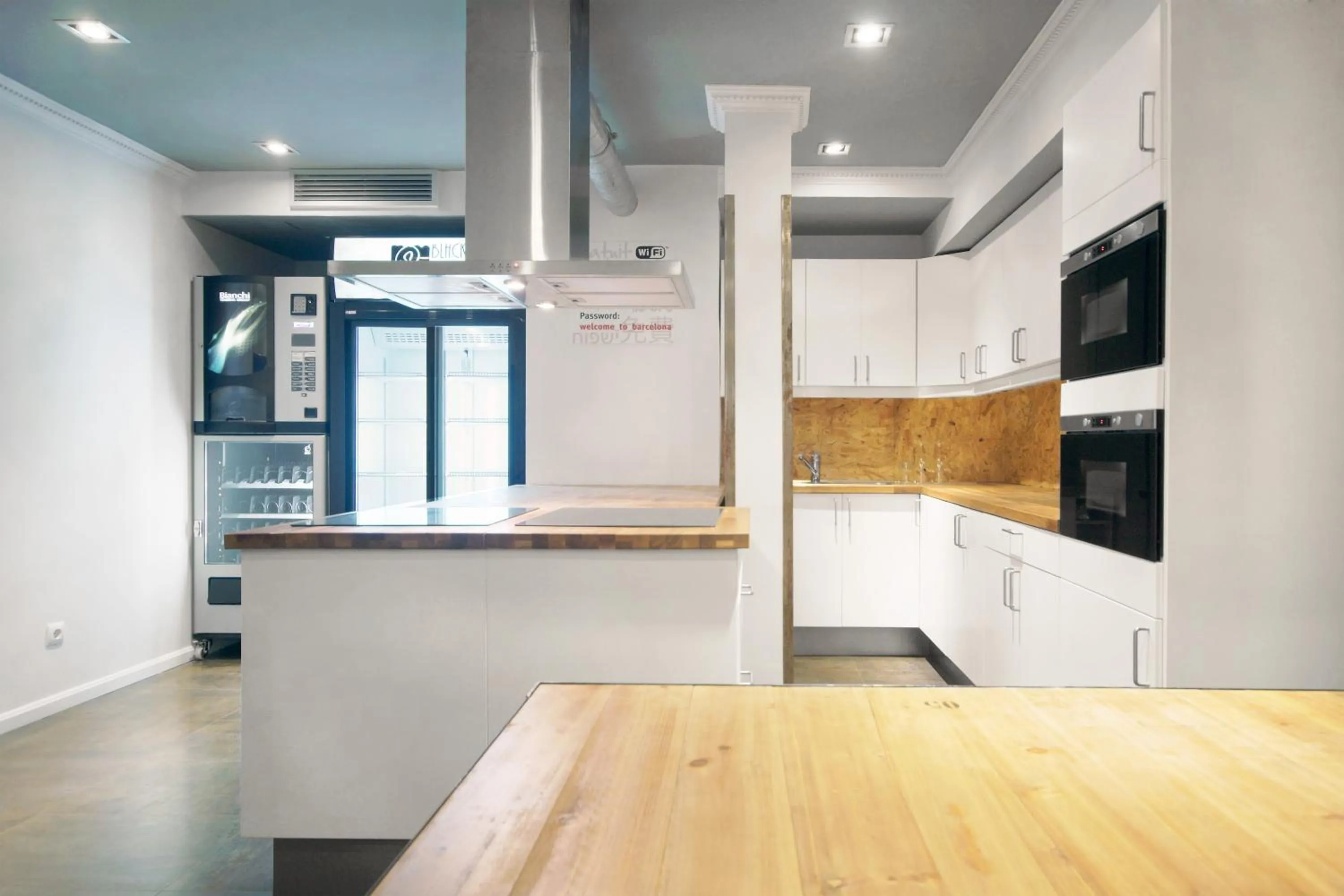 Kitchen or kitchenette in Black Swan Hostel