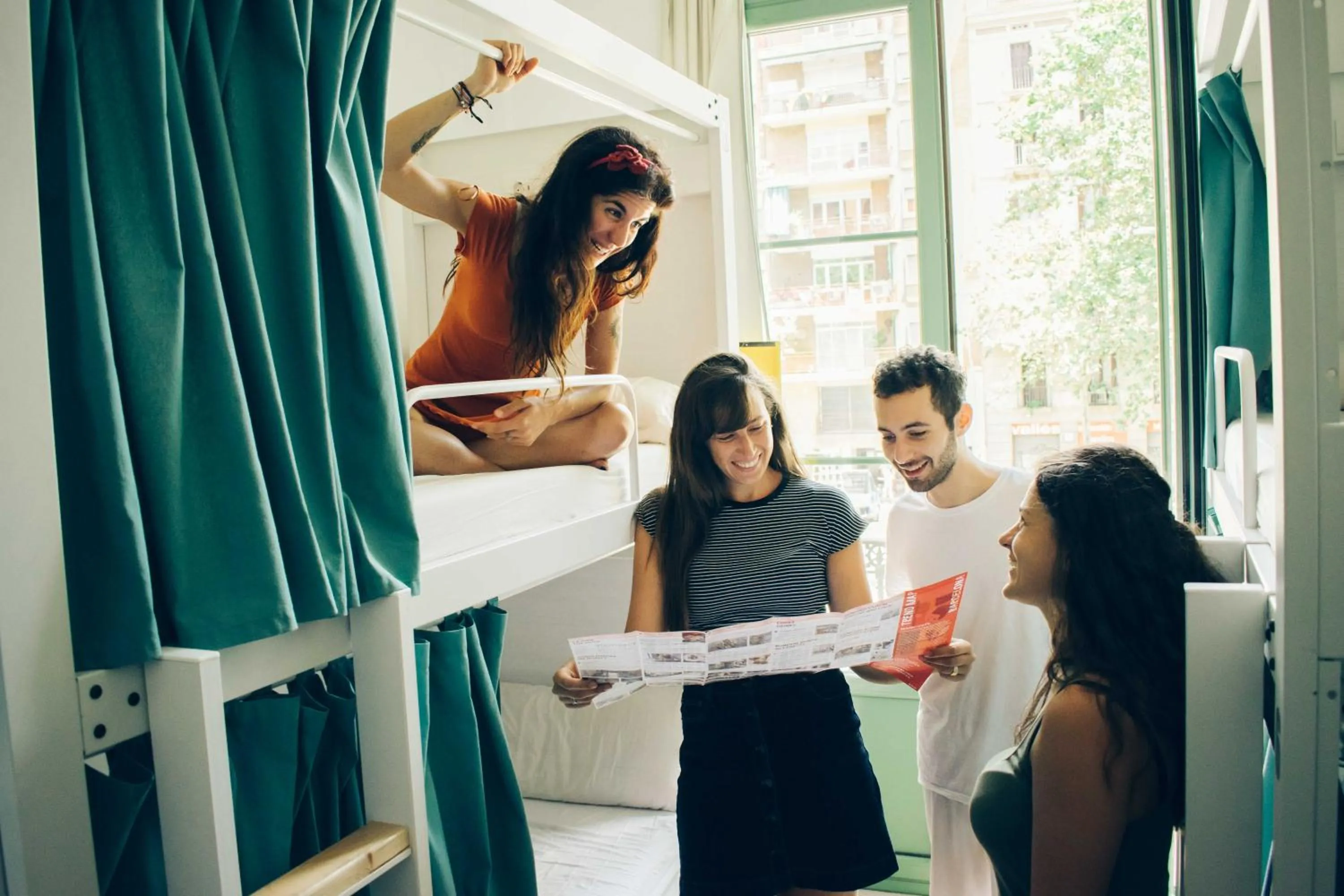 bunk bed in Black Swan Hostel