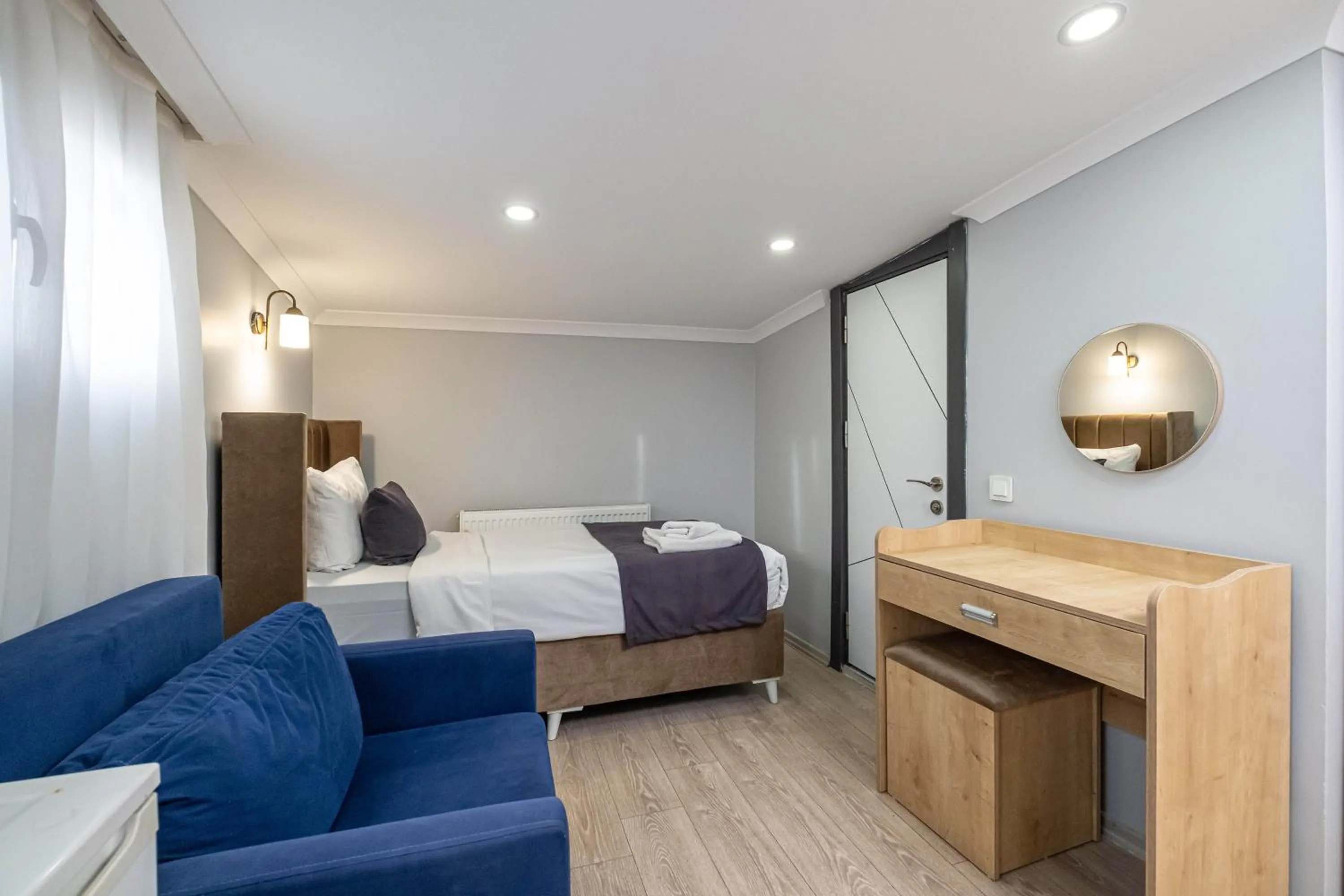 Bed in Family Istanbul Hotel