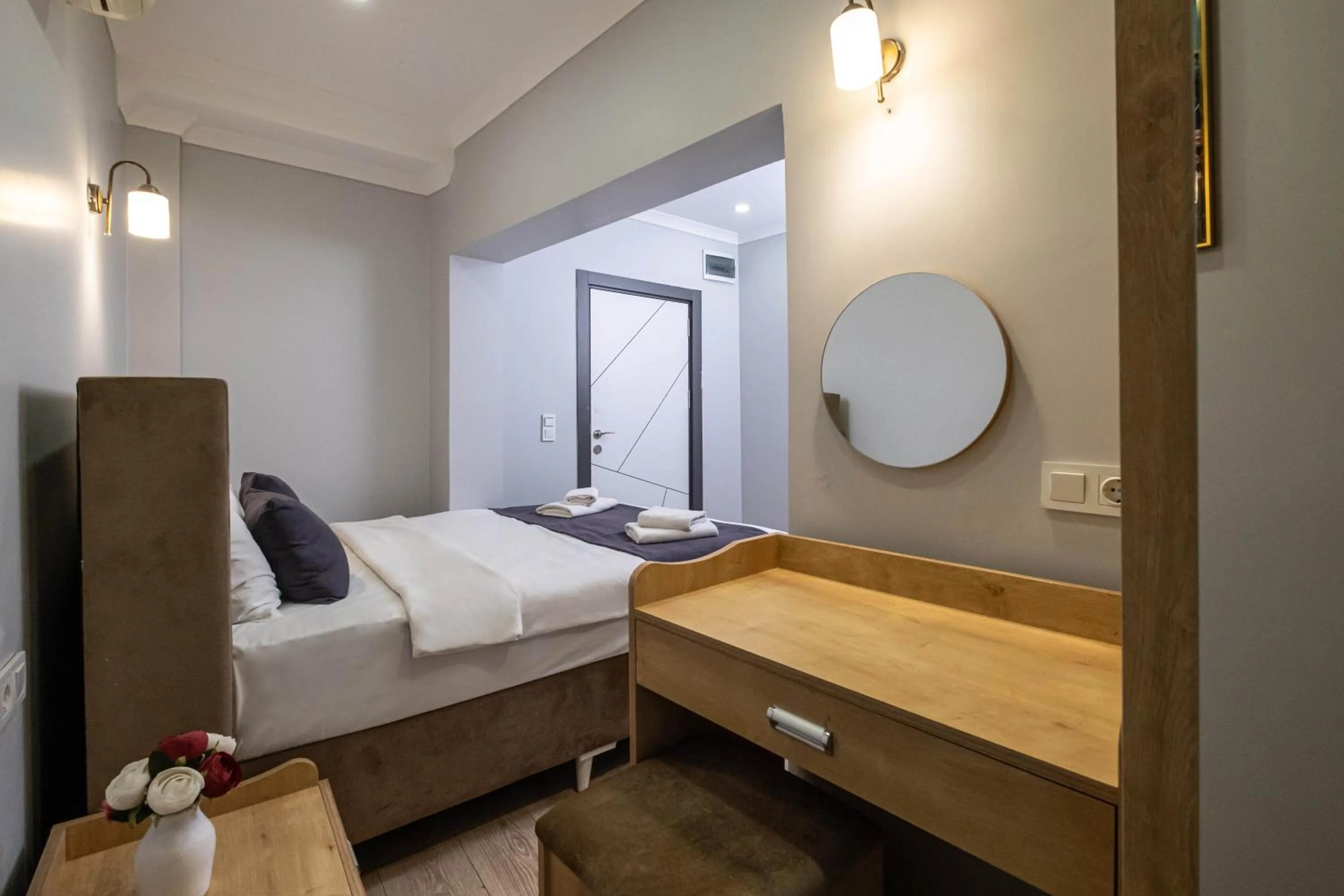 Bed in Family Istanbul Hotel